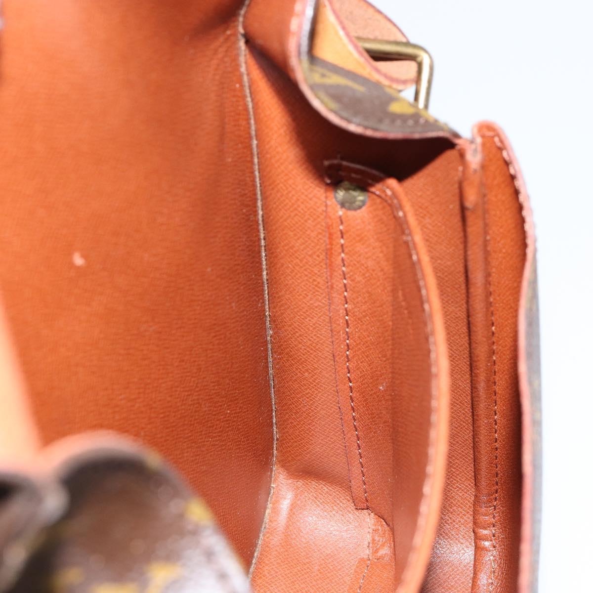 LOUIS VUITTON Monogram Cartouchiere MM Shoulder Bag M51253 LV Auth 151906