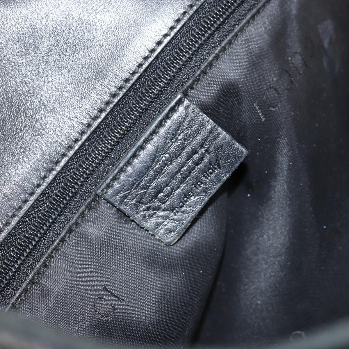 GUCCI GG Canvas Tote Bag Black Gold 002 1098 2404 Auth 151908