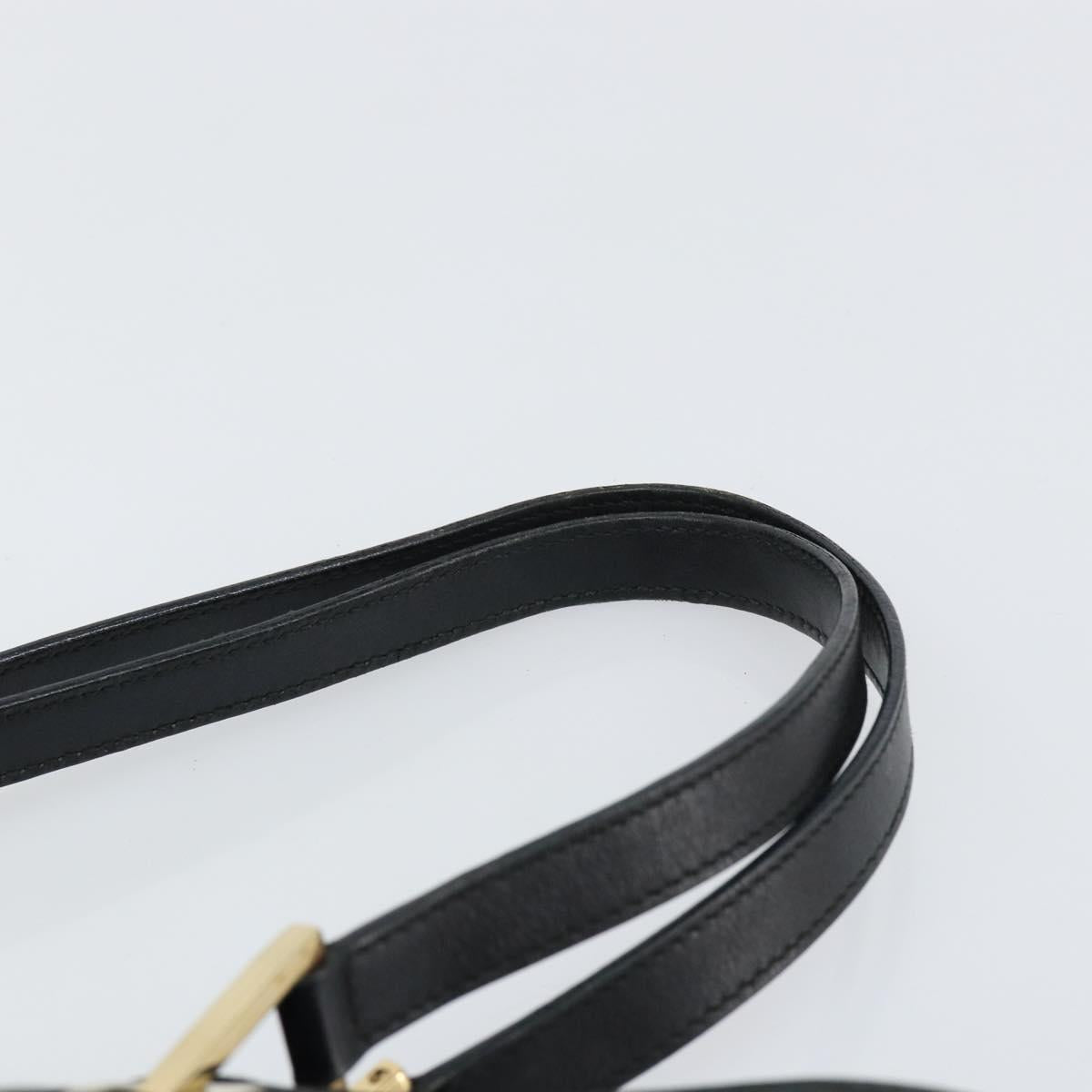 GUCCI GG Canvas Tote Bag Black Gold 002 1098 2404 Auth 151908