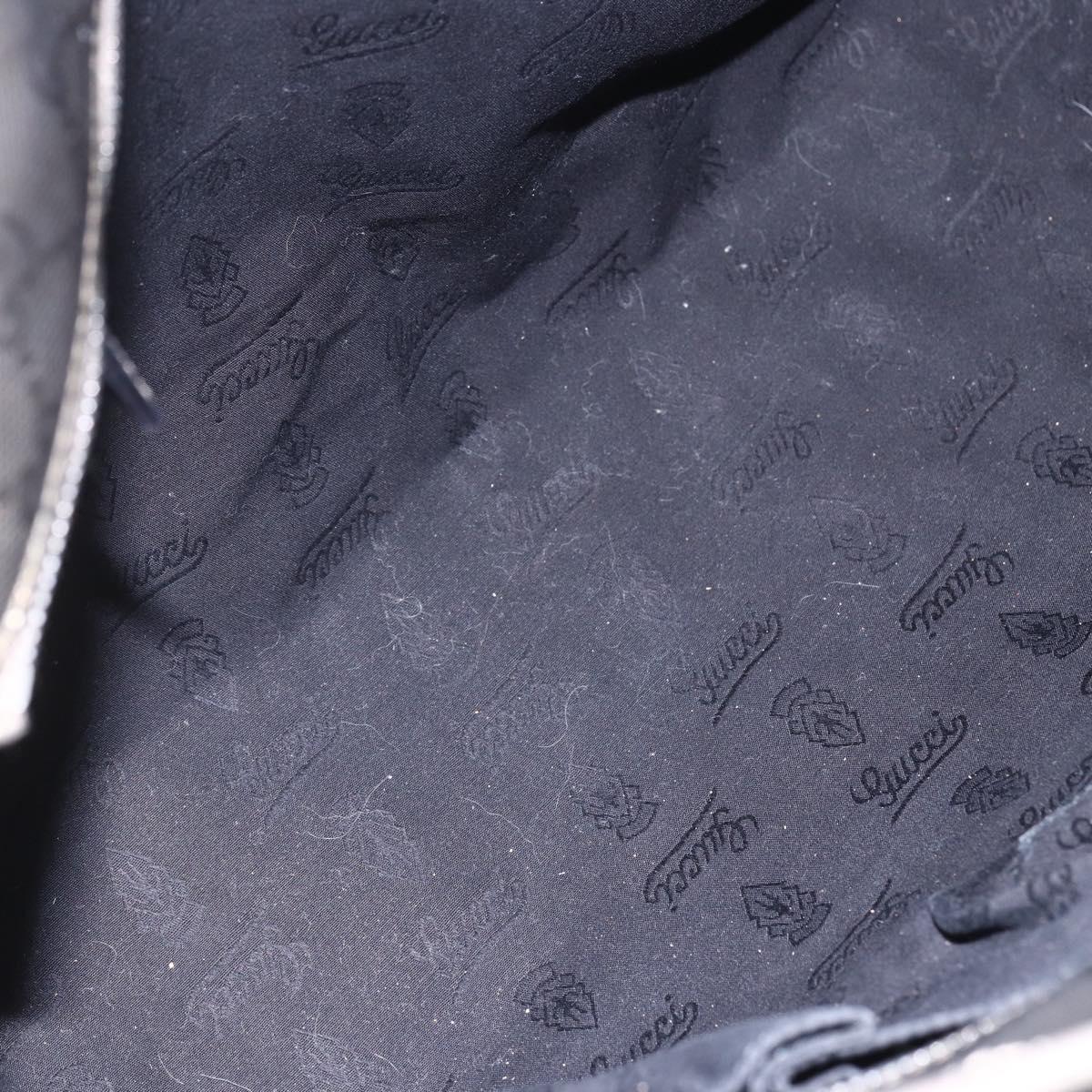 GUCCI GG Implementation Tote Bag PVC Silver Pink gray 211137 Auth 151918