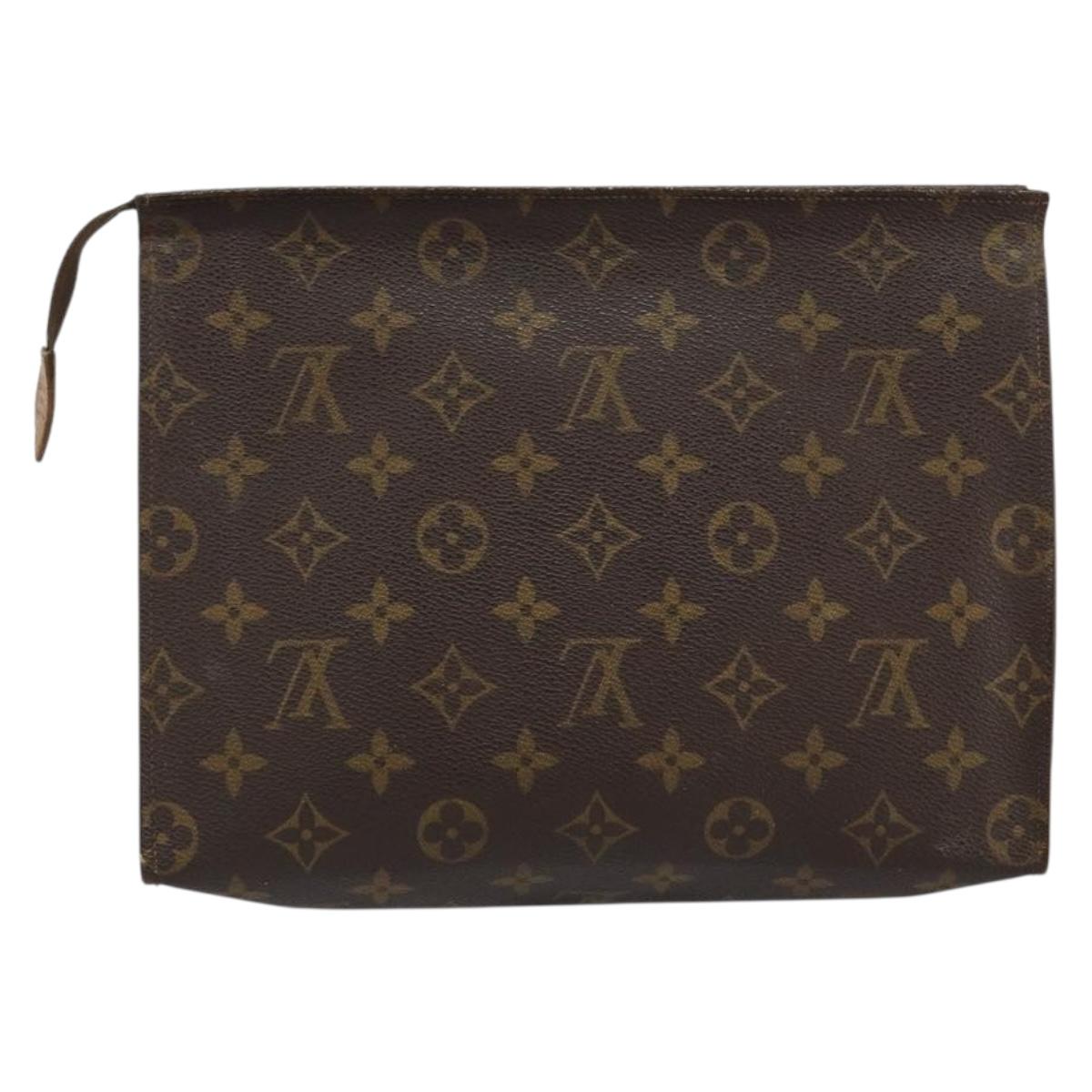 LOUIS VUITTON Monogram Poche Toilette 26 Pouch M47542 LV Auth 151920
