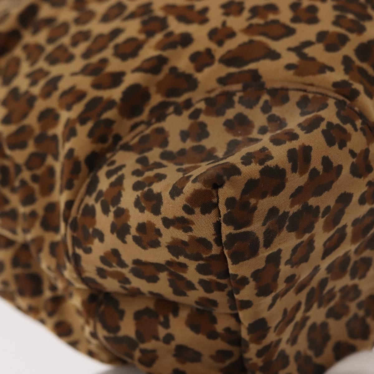 BOTTEGA VENETA Hand Bag Nylon Brown Auth 151930