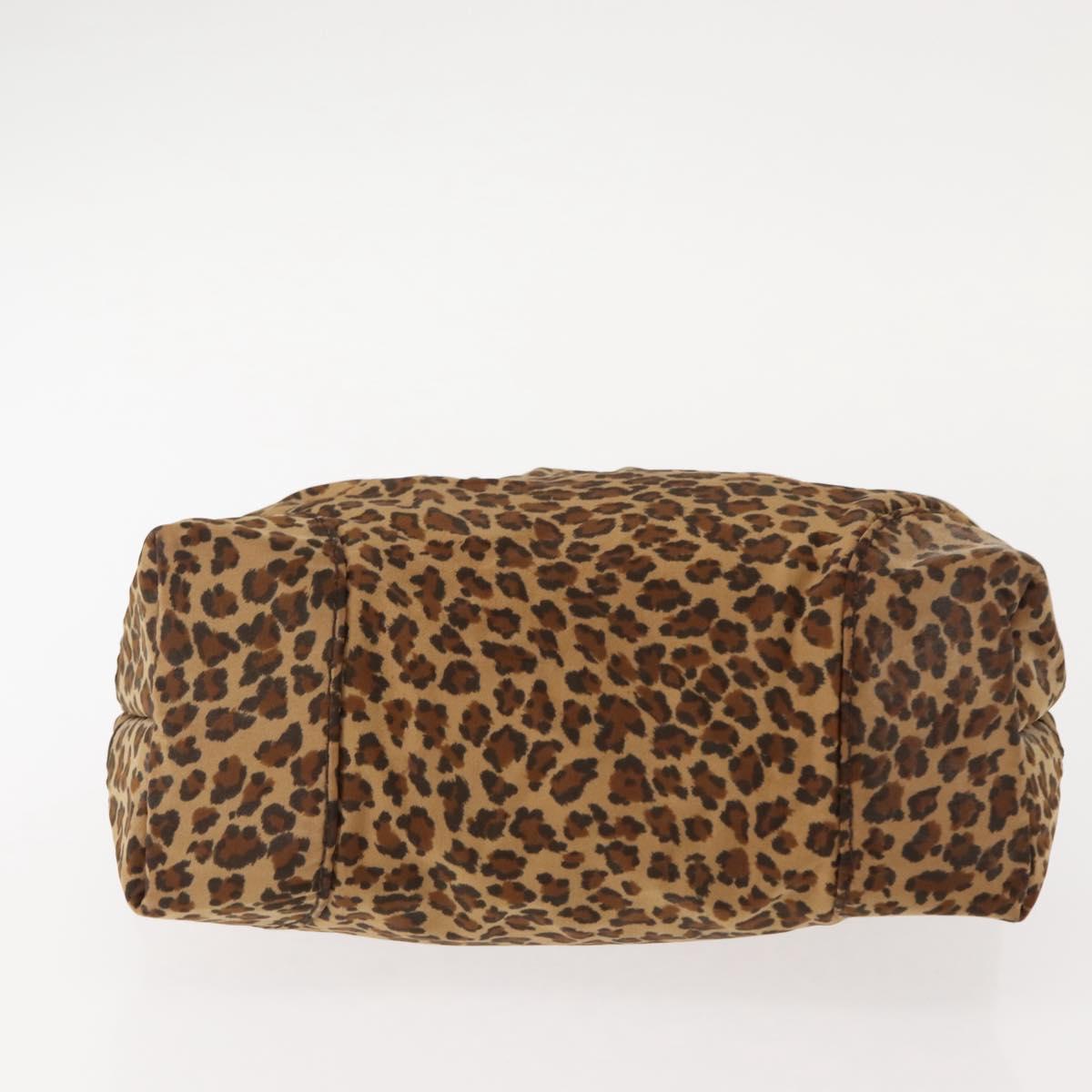 BOTTEGA VENETA Hand Bag Nylon Brown Auth 151930