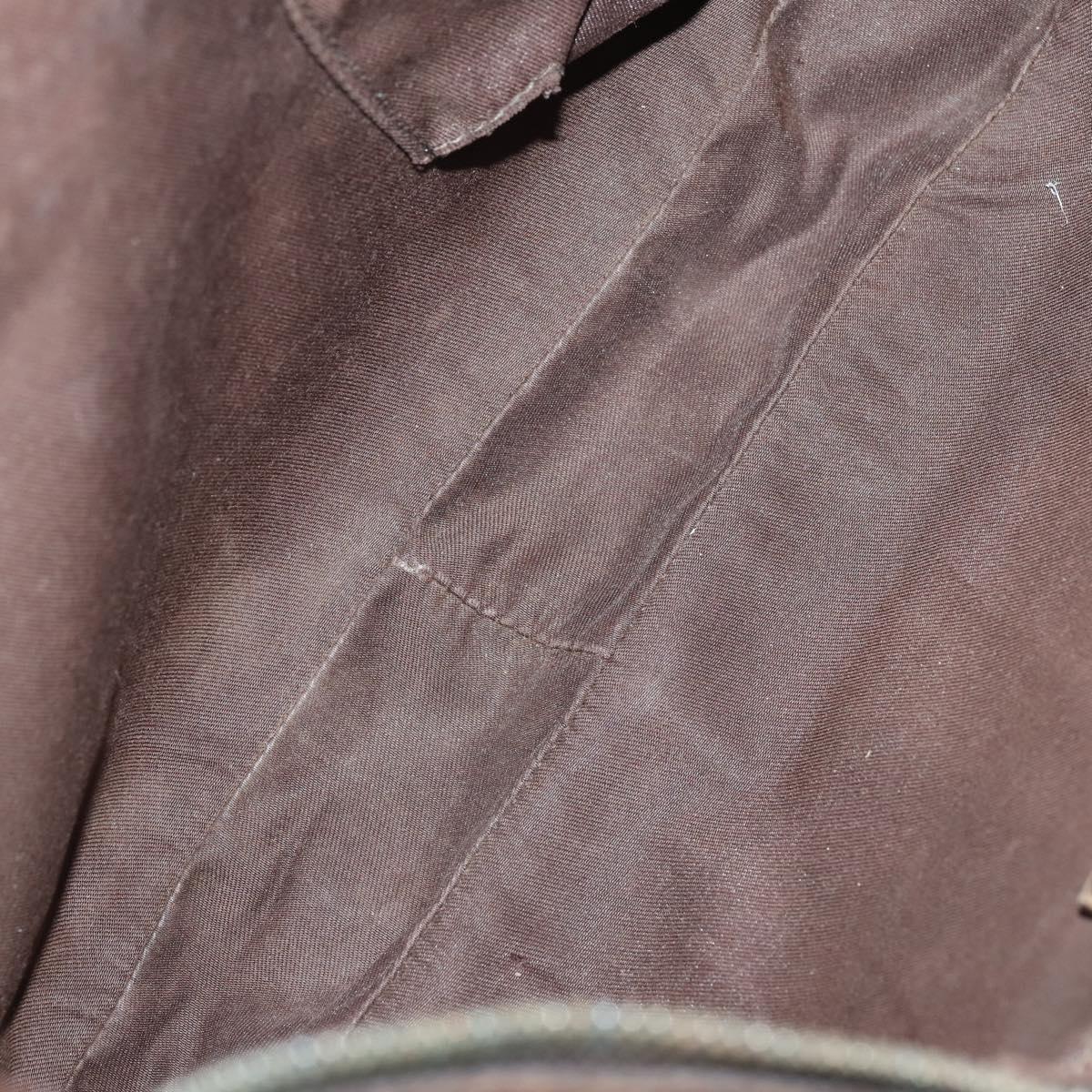 GUCCI GG Canvas Web Sherry Line Shoulder Bag PVC 4 Set Beige Red Auth 151936