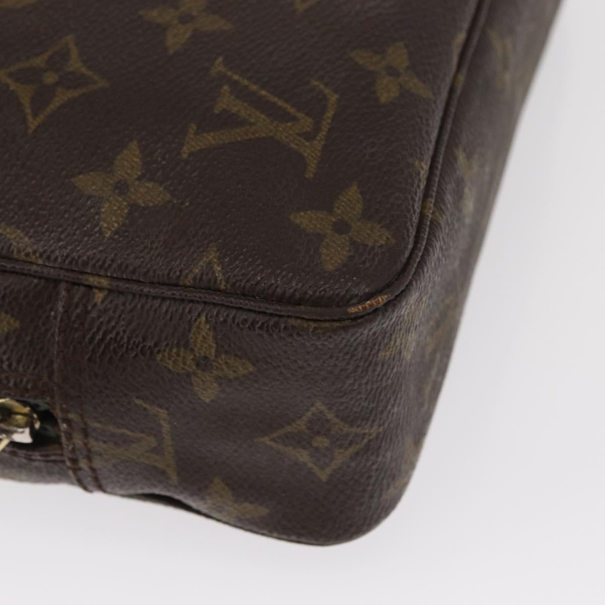 LOUIS VUITTON Monogram Trousse Toilette 23 Clutch Bag M47524 LV Auth 151950