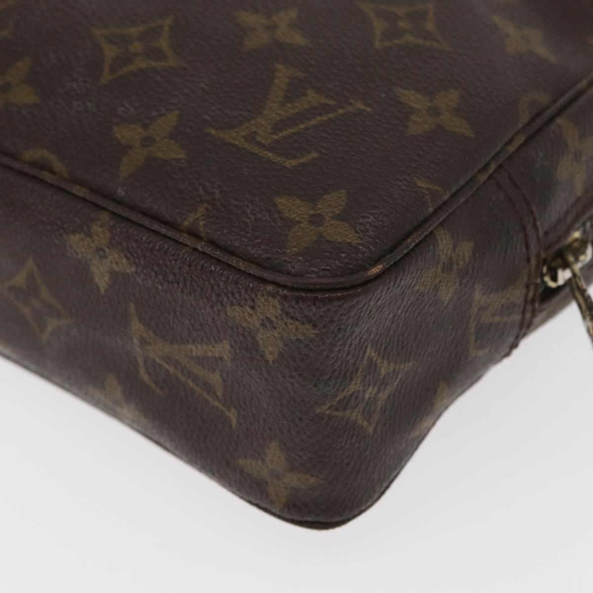 LOUIS VUITTON Monogram Trousse Toilette 23 Clutch Bag M47524 LV Auth 151950