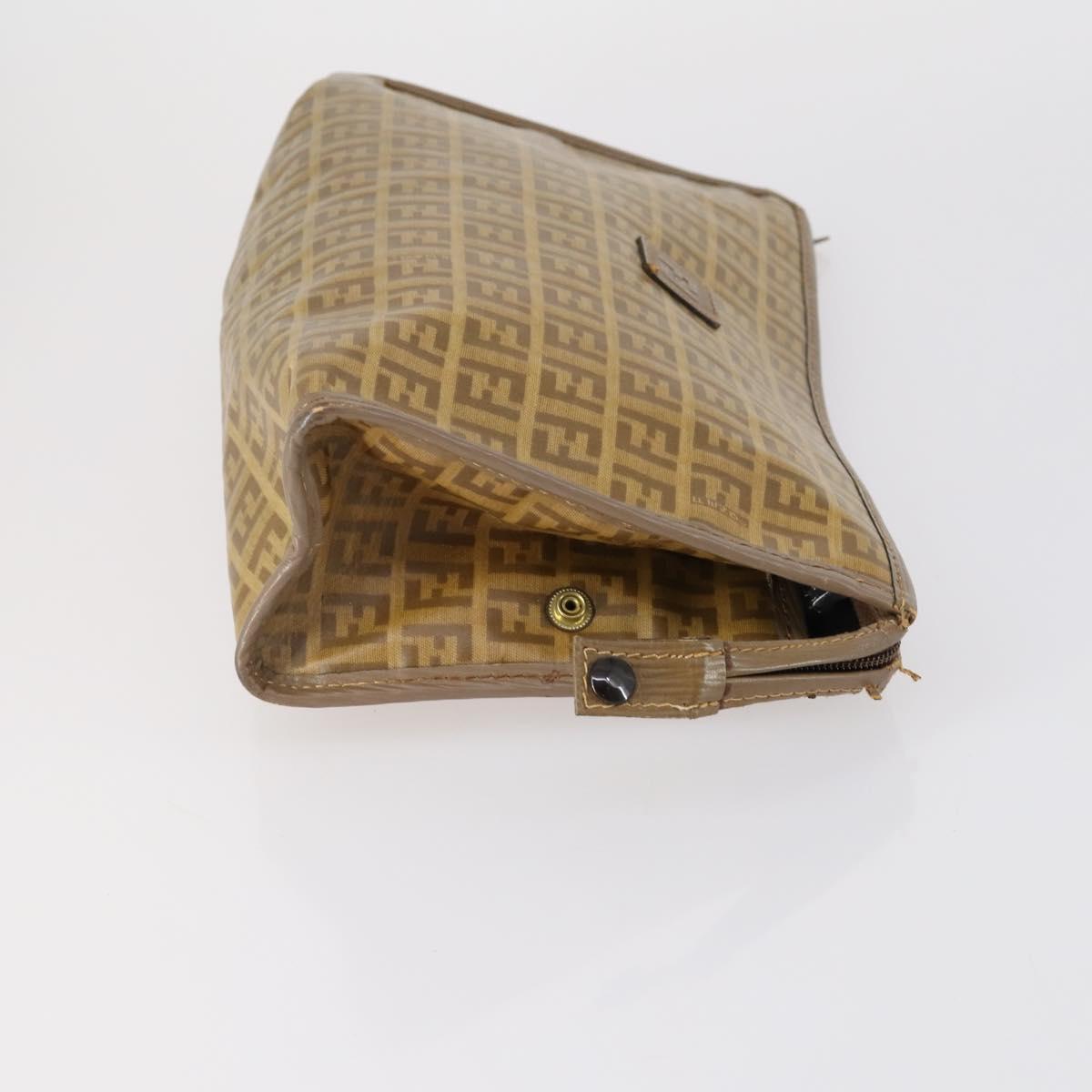 Christian Dior Fendi Honeycomb Zucchino Clutch Bag 2 Set Black Beige Auth 151954