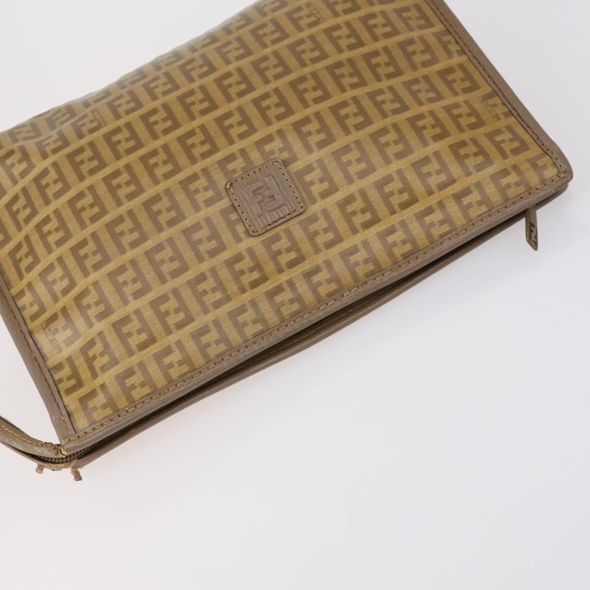 Christian Dior Fendi Honeycomb Zucchino Clutch Bag 2 Set Black Beige Auth 151954