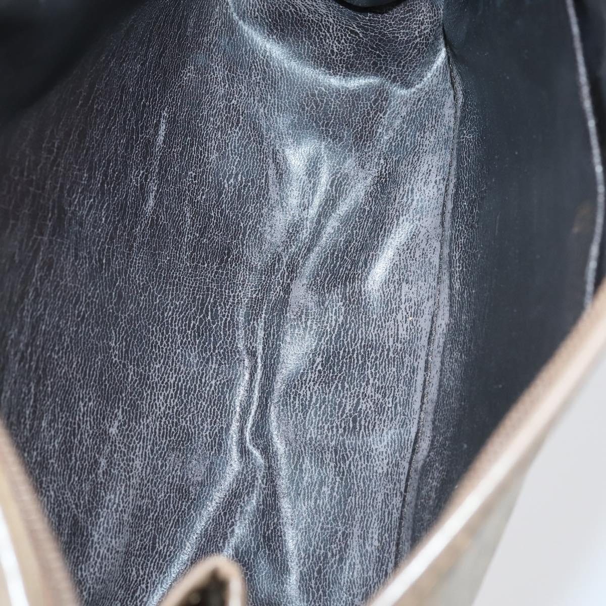 Christian Dior Fendi Honeycomb Zucchino Clutch Bag 2 Set Black Beige Auth 151954