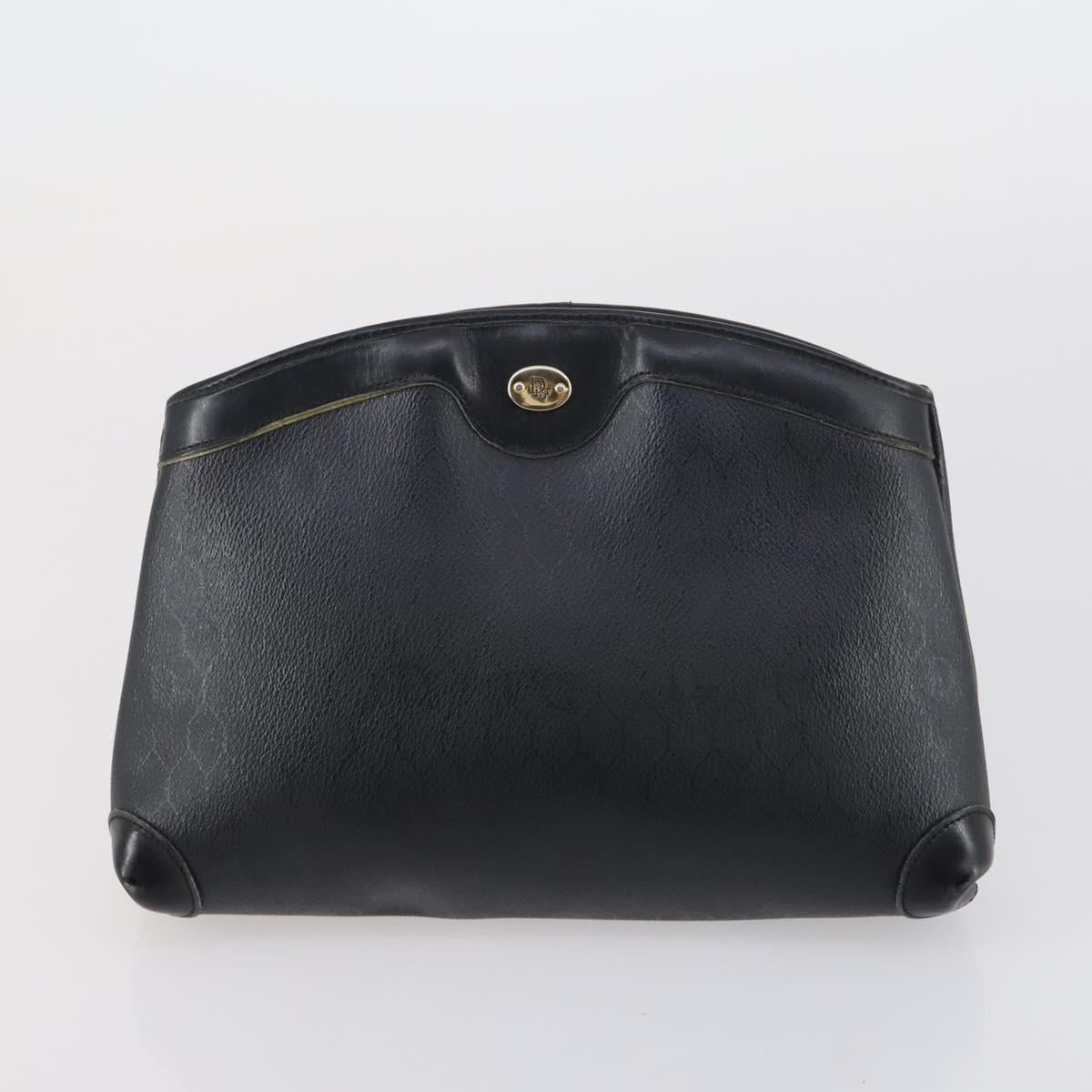 Christian Dior Fendi Honeycomb Zucchino Clutch Bag 2 Set Black Beige Auth 151954