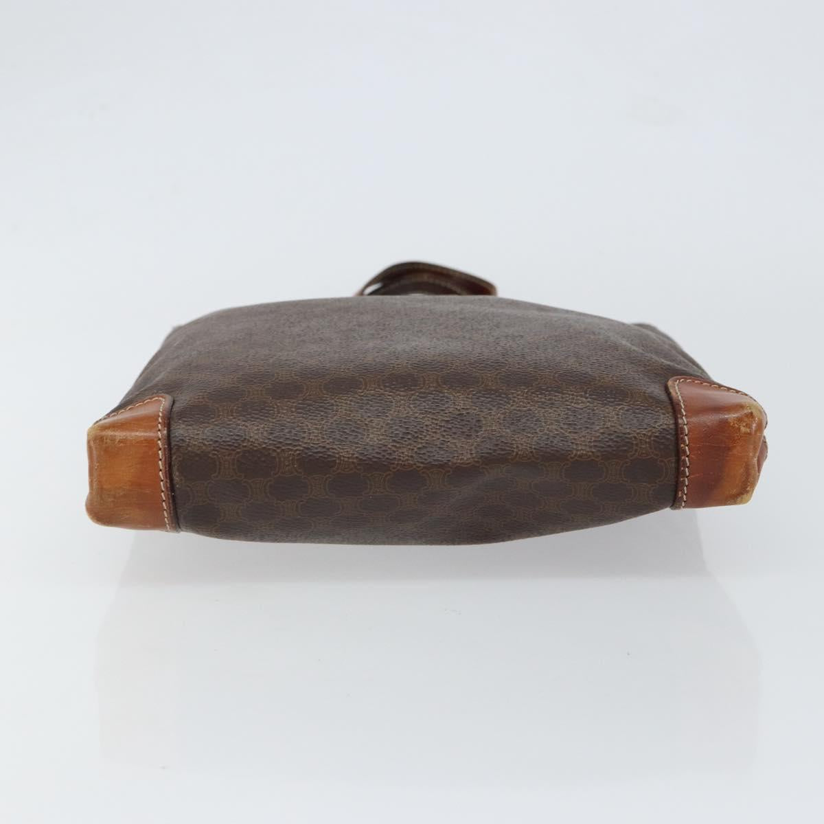 CELINE Macadam Canvas Tote Bag PVC Brown Auth 151961