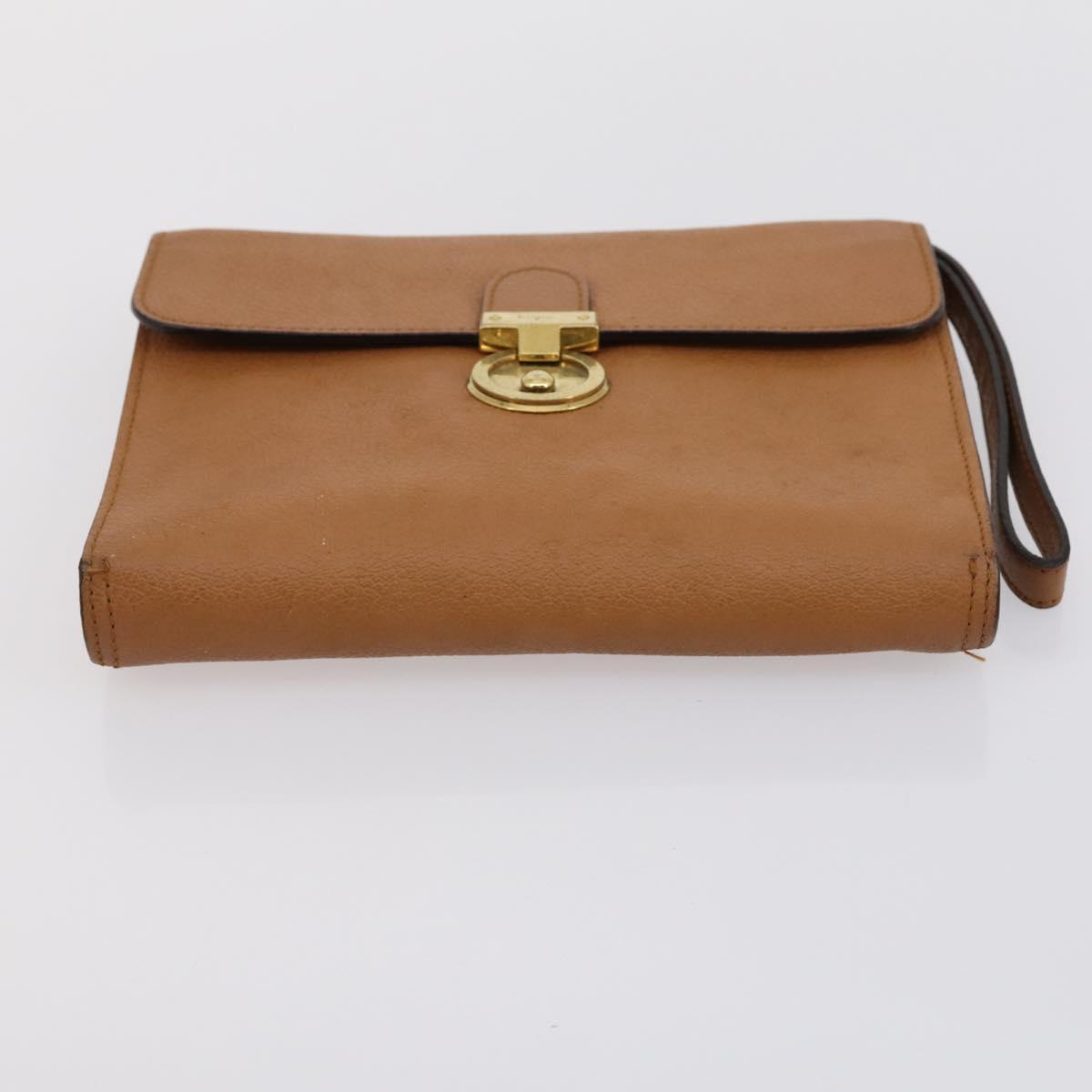 Salvatore Ferragamo Shoulder Bag Leather 2 Set Beige Auth 151962