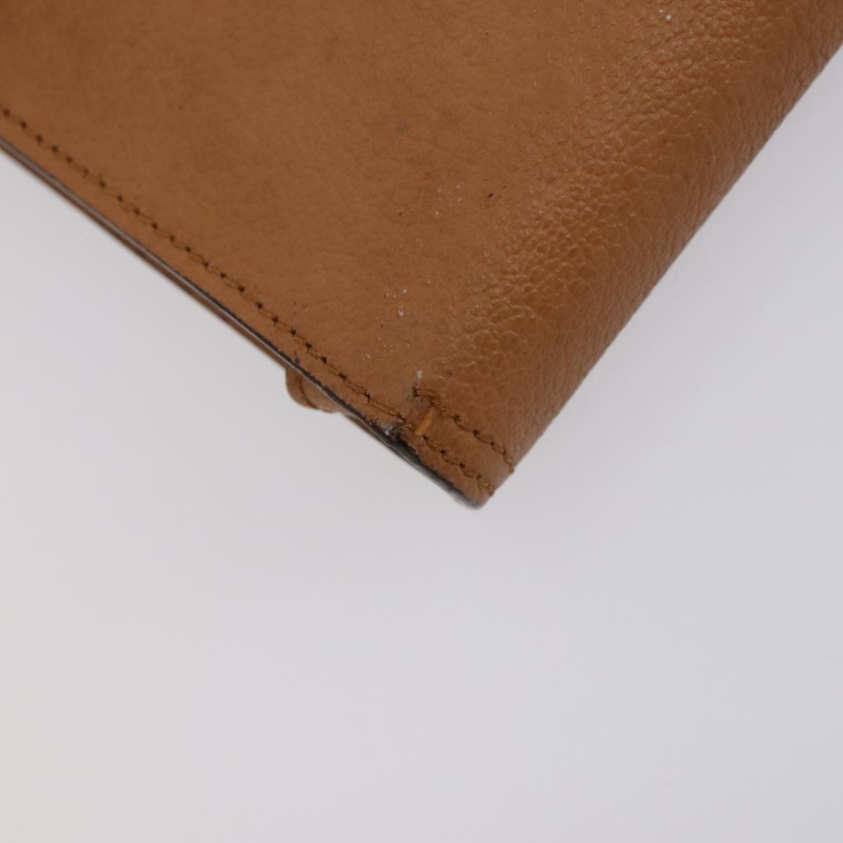 Salvatore Ferragamo Shoulder Bag Leather 2 Set Beige Auth 151962