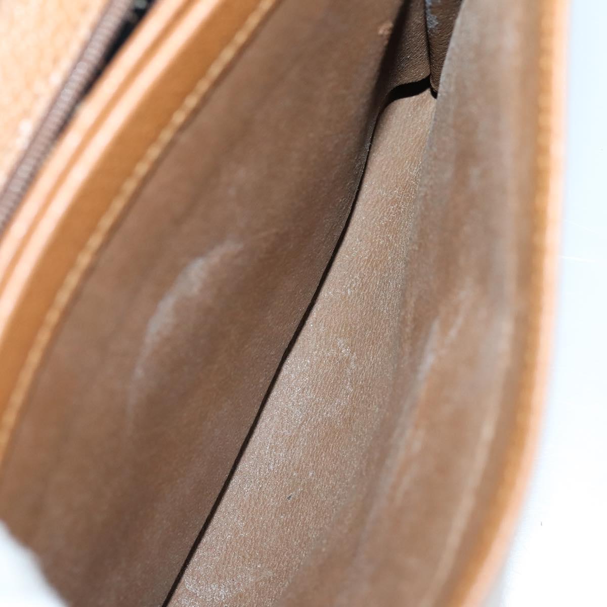 Salvatore Ferragamo Shoulder Bag Leather 2 Set Beige Auth 151962