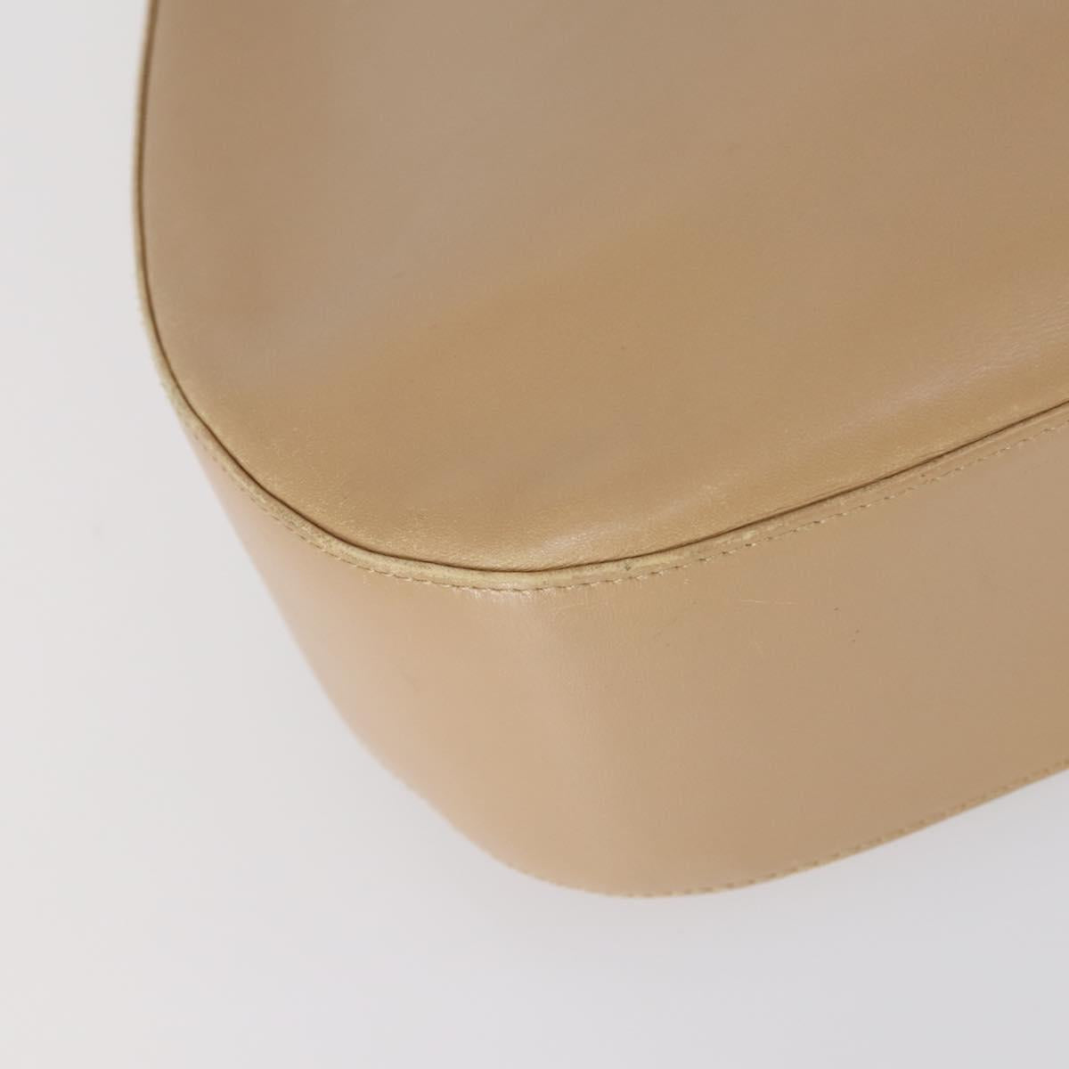 Salvatore Ferragamo Shoulder Bag Leather 2 Set Beige Auth 151962