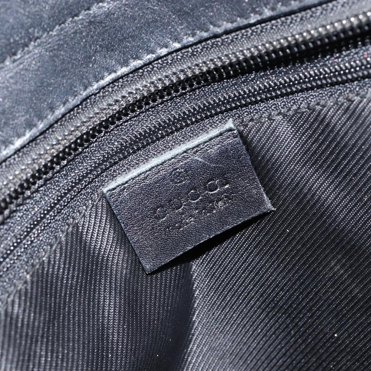 GUCCI GG Canvas Tote Bag Black 33890 Auth 151963