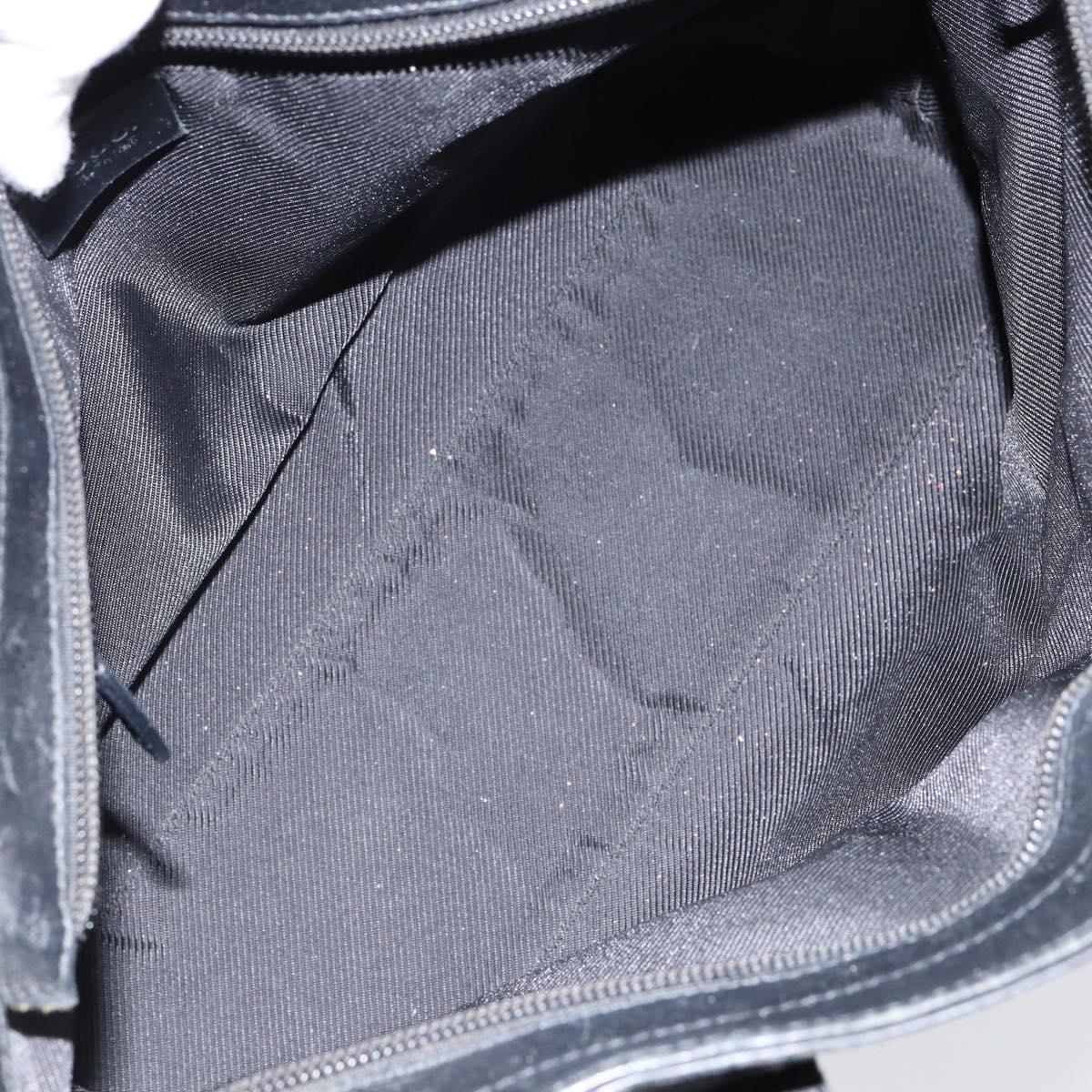 GUCCI GG Canvas Tote Bag Black 33890 Auth 151963