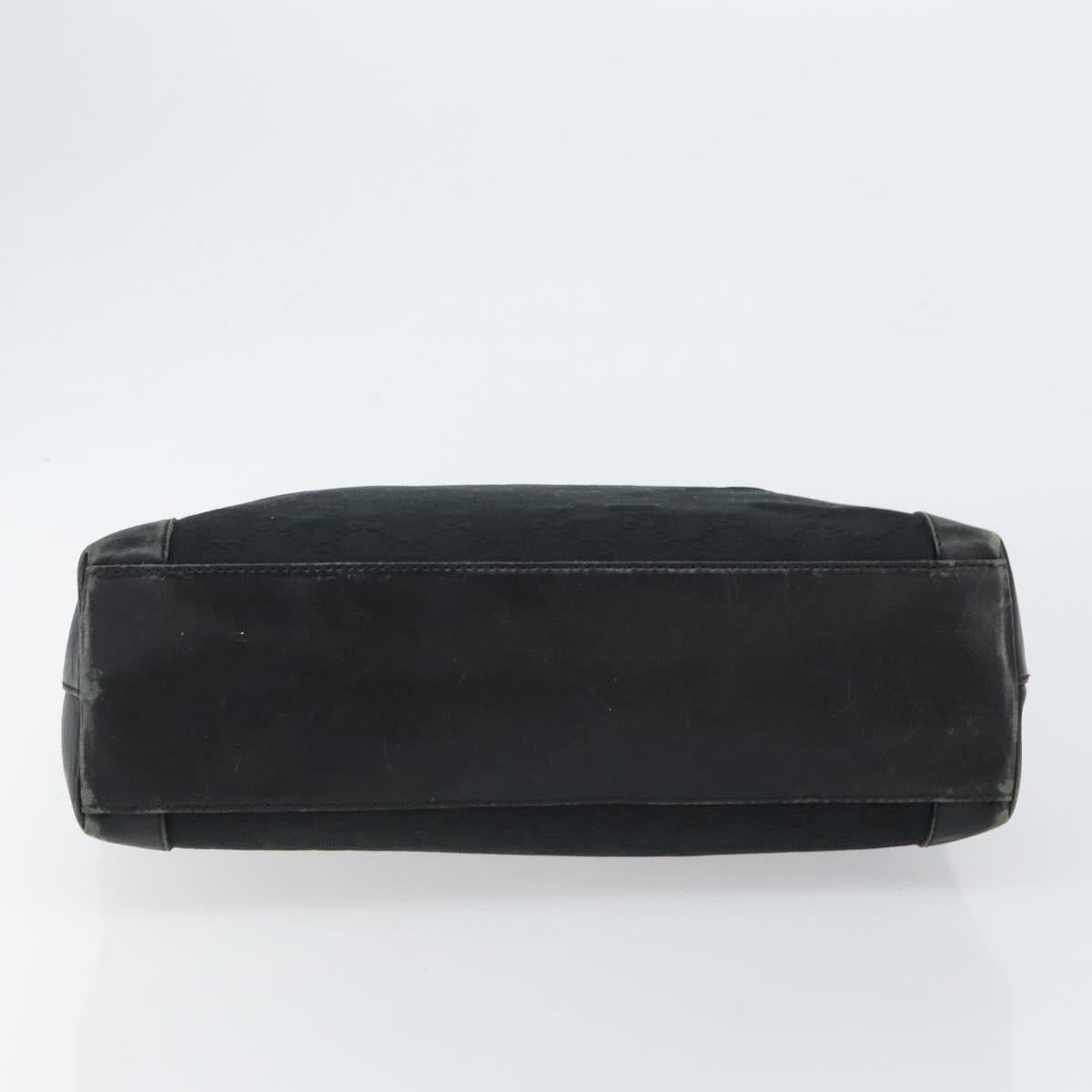 GUCCI GG Canvas Tote Bag Black 33890 Auth 151963