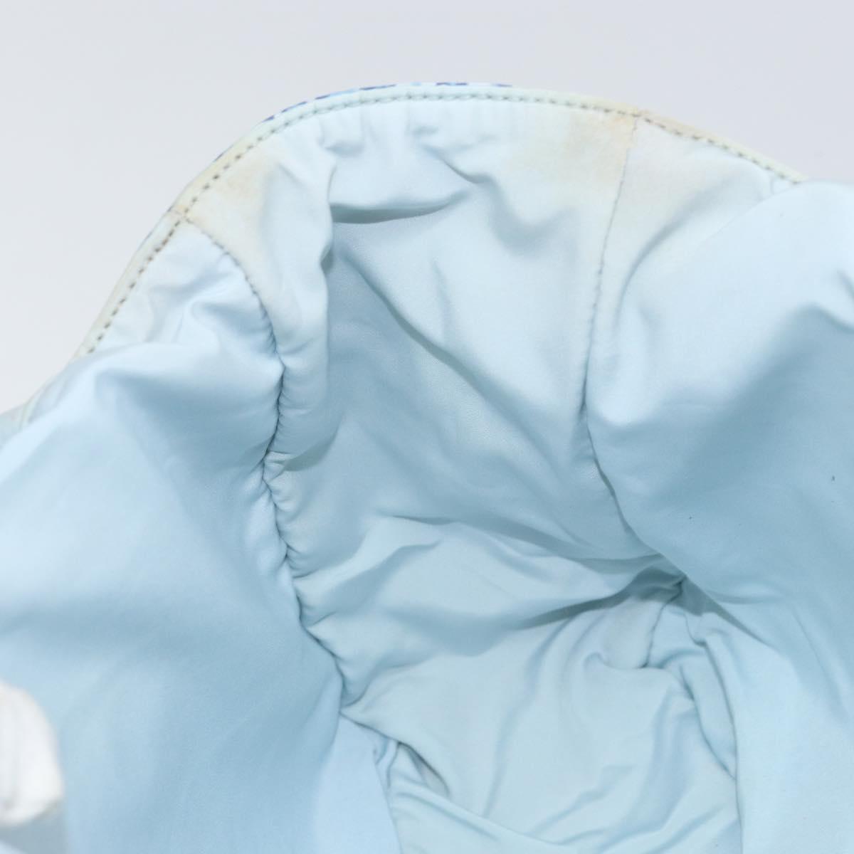 BOTTEGA VENETA Hand Bag Nylon Blue Auth 151964