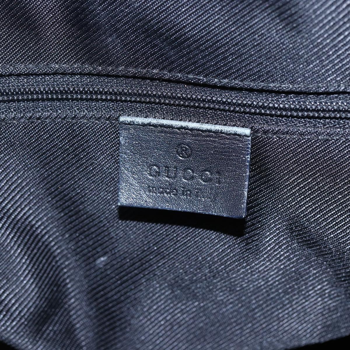 GUCCI GG Canvas Tote Bag Black 002 1121 1669 Auth 151968