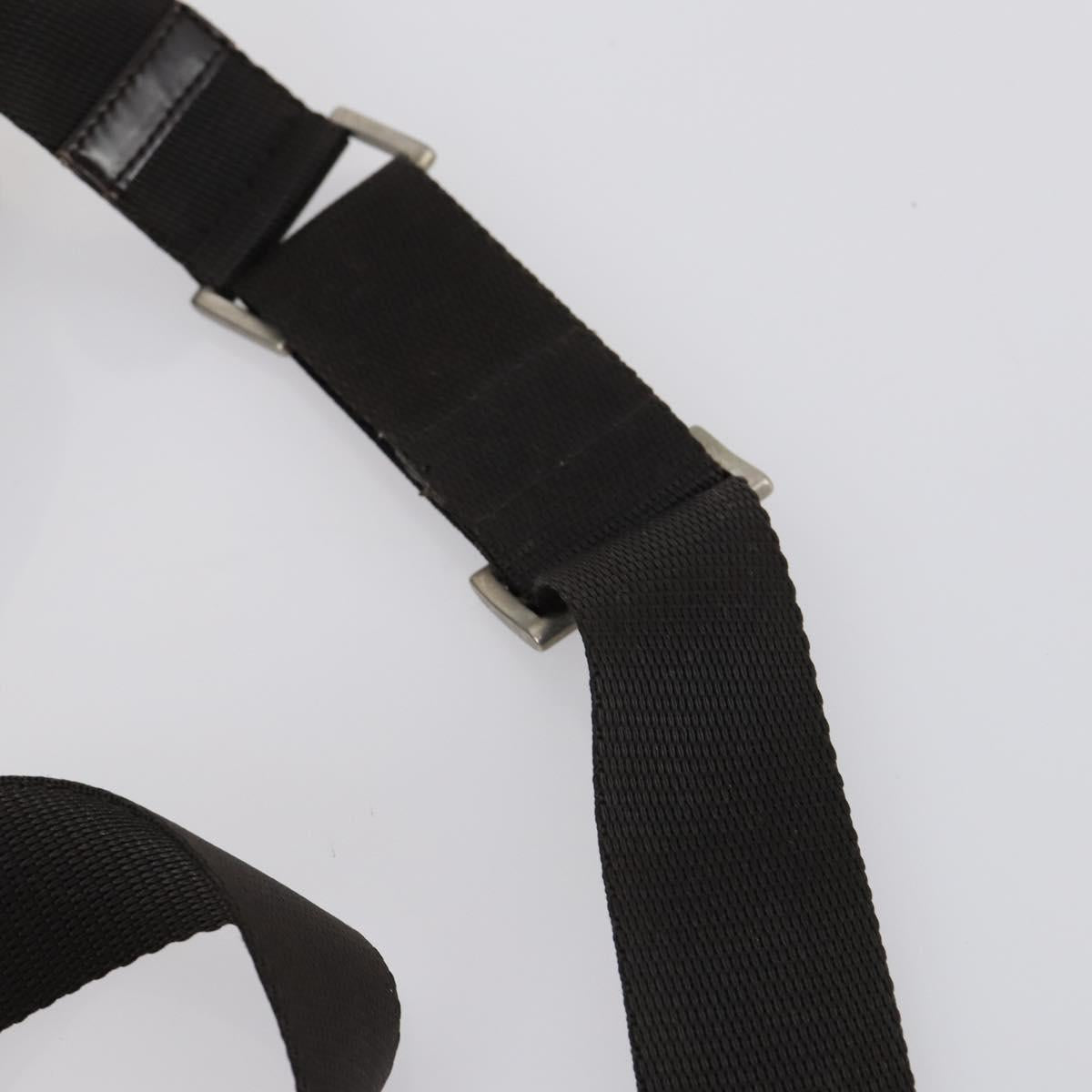 PRADA Shoulder Bag Nylon Patent 4 Set Pink Beige Navy Auth 151978