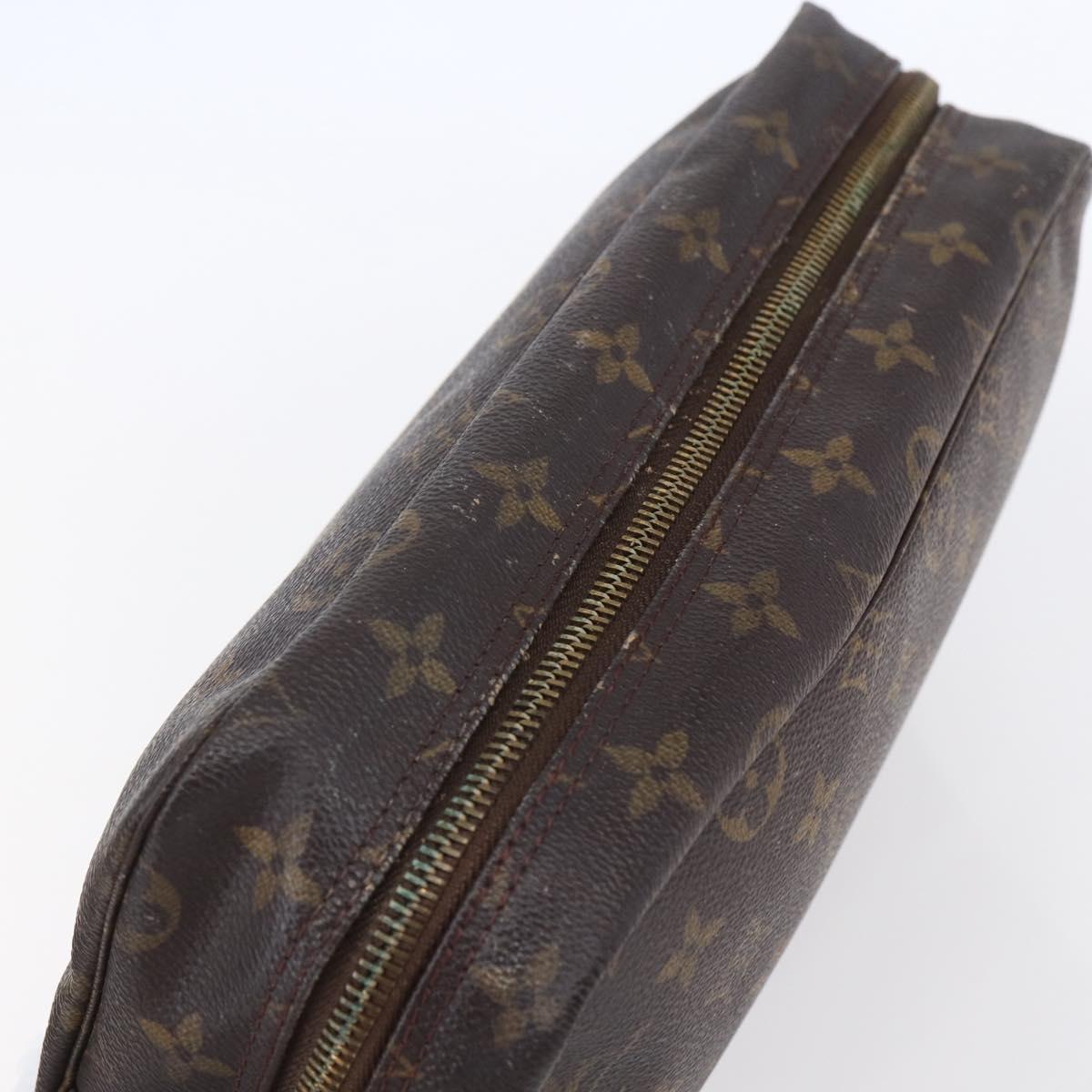 LOUIS VUITTON Monogram Trousse Toilette 28 Clutch Bag M47522 LV Auth 151986