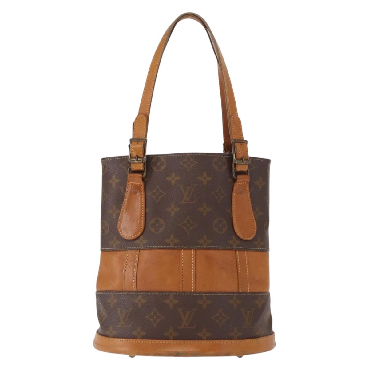 LOUIS VUITTON Monogram Bucket PM Shoulder Bag USA limited M42238 LV Auth 151993