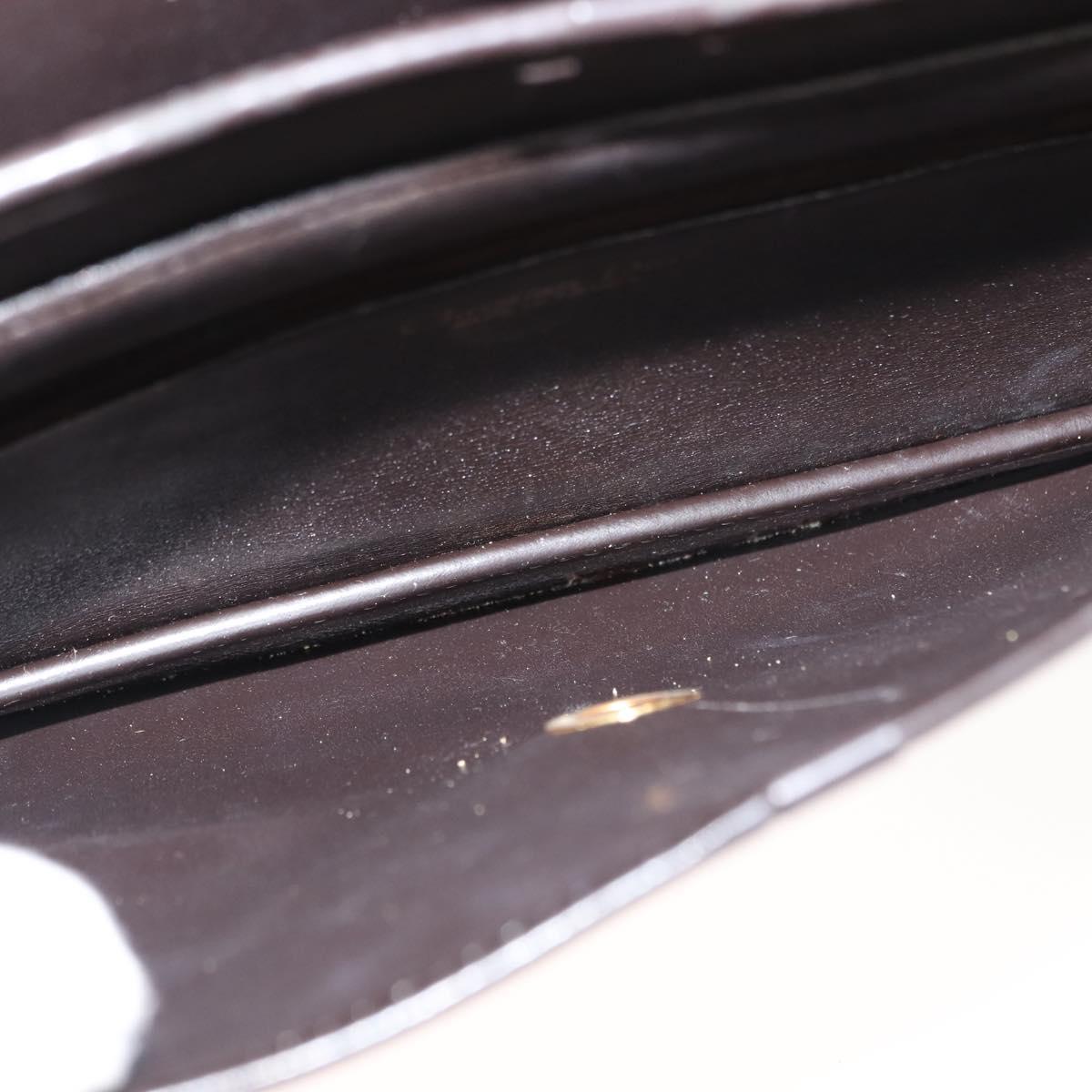 Christian Dior Shoulder Bag Nylon Khaki Gold Auth 151997