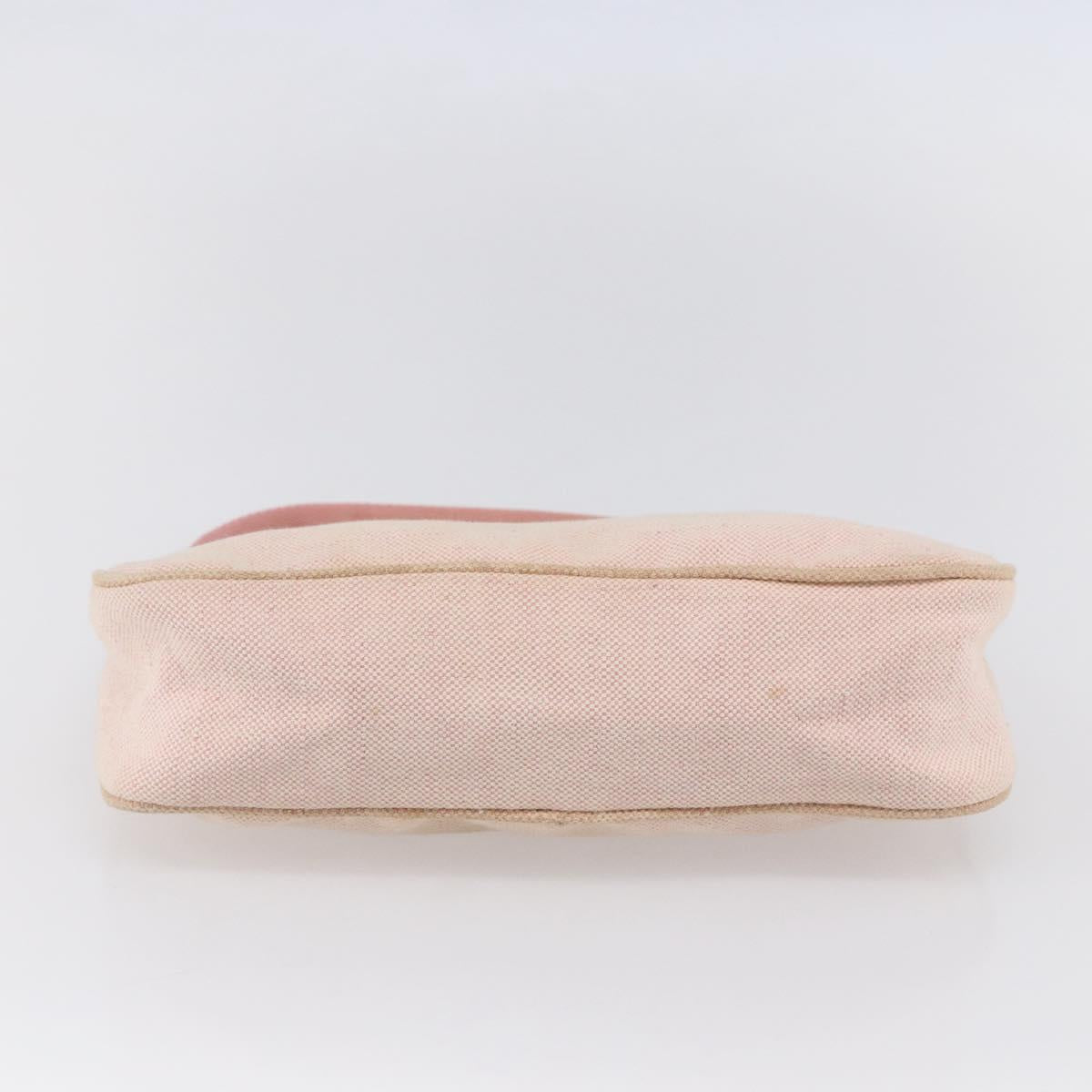 PRADA Sports Accessory Pouch Canvas Pink Auth 152004
