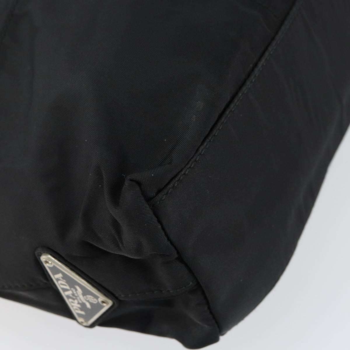 PRADA Tote Bag Nylon Black Auth 152005