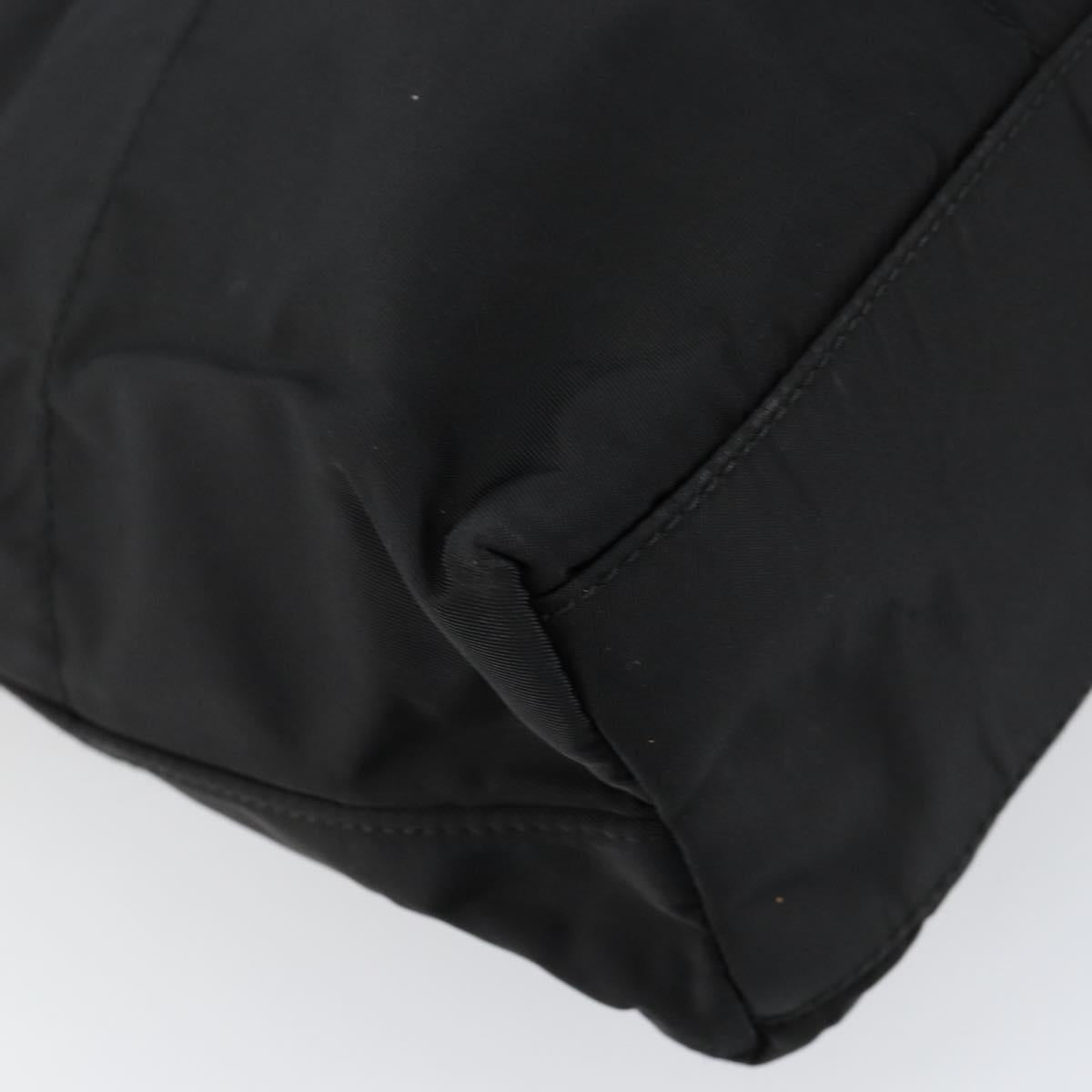 PRADA Tote Bag Nylon Black Auth 152005