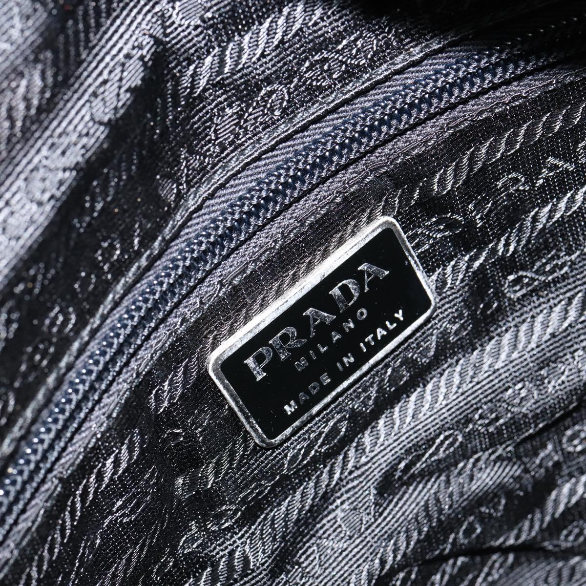 PRADA Tote Bag Nylon Black Auth 152005