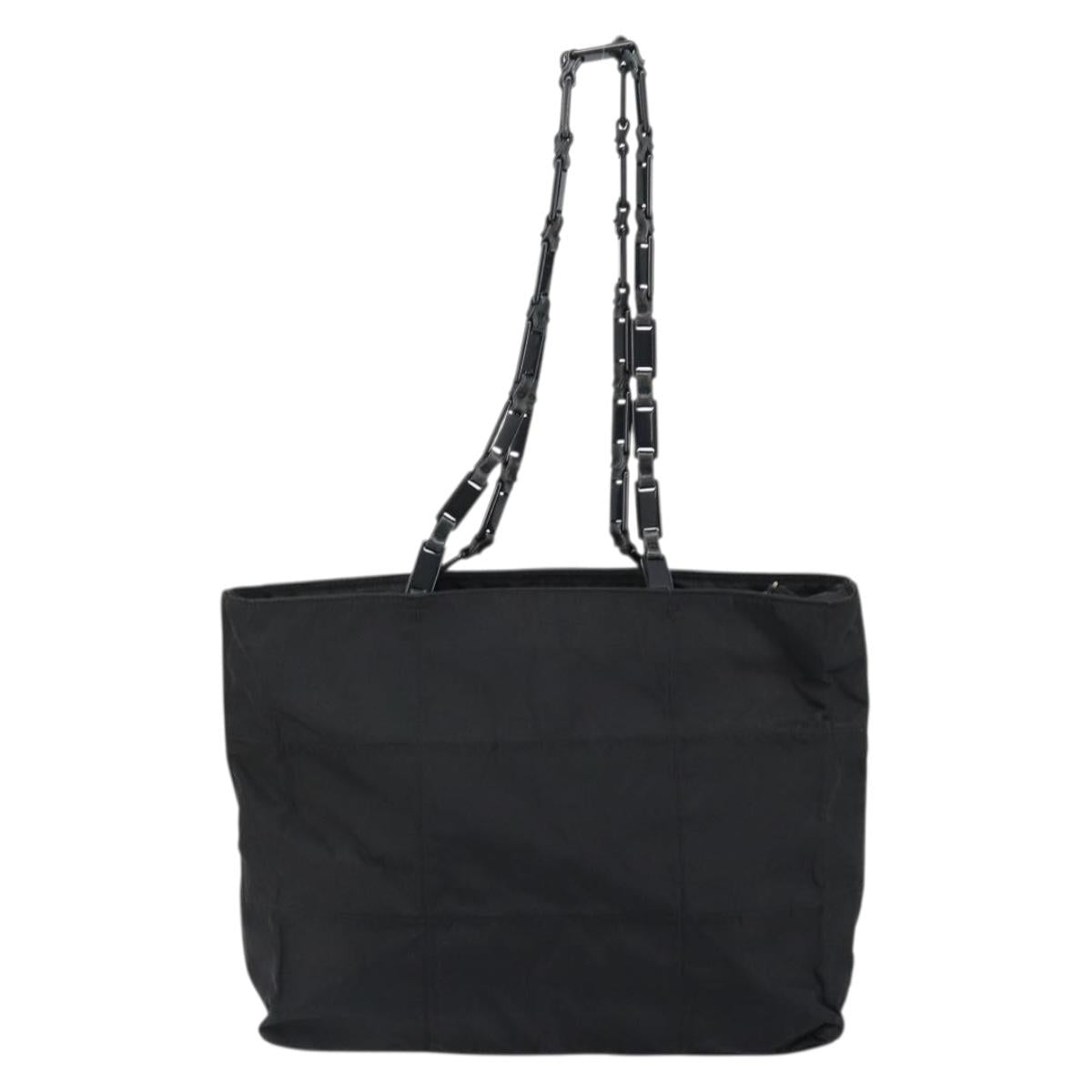 PRADA Tote Bag Nylon Black Auth 152005