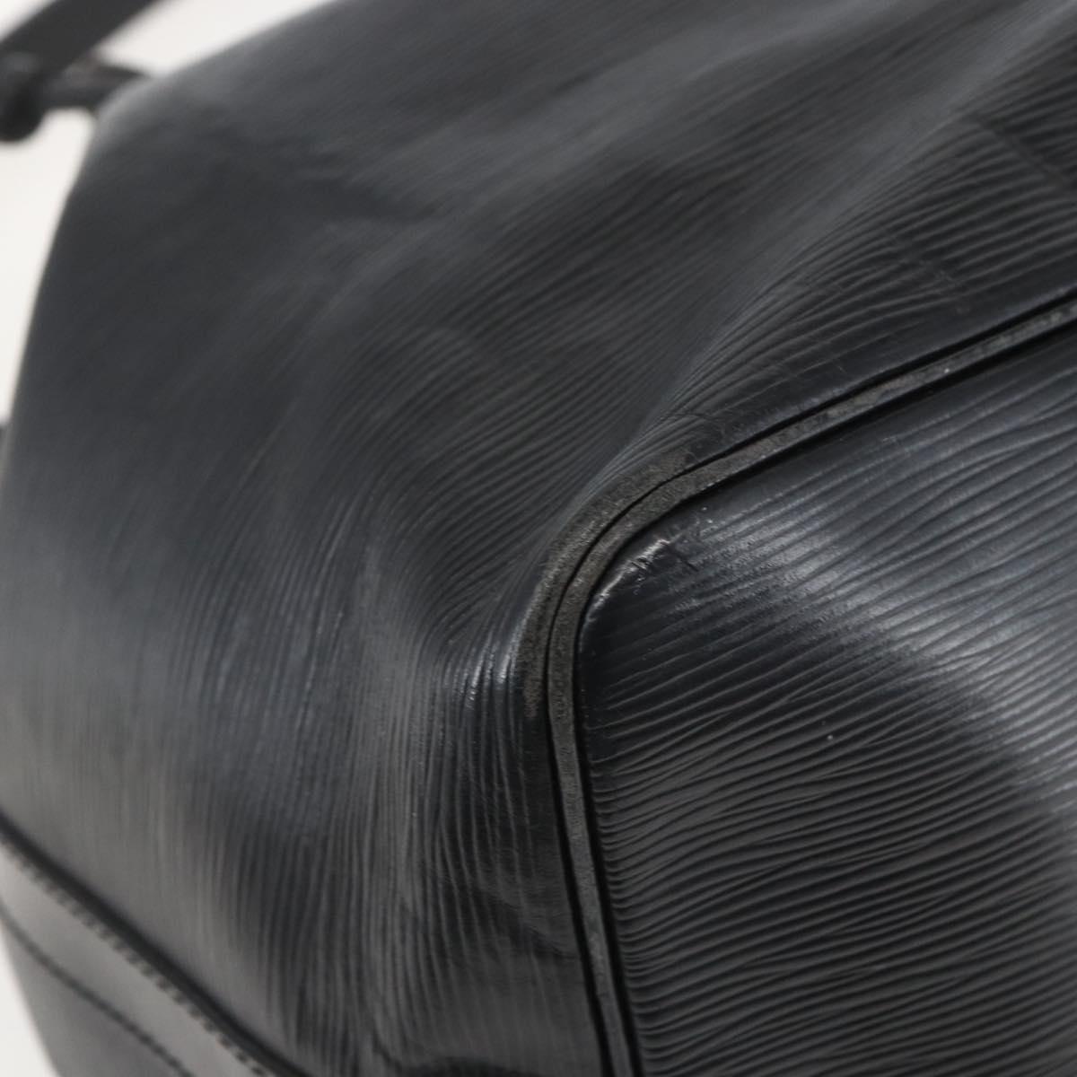 LOUIS VUITTON Epi Petit Noe Shoulder Bag Black M44102 LV Auth 152009