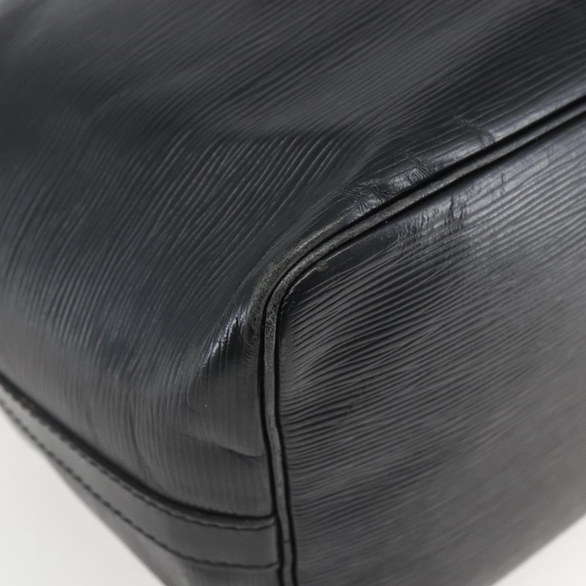 LOUIS VUITTON Epi Petit Noe Shoulder Bag Black M44102 LV Auth 152009