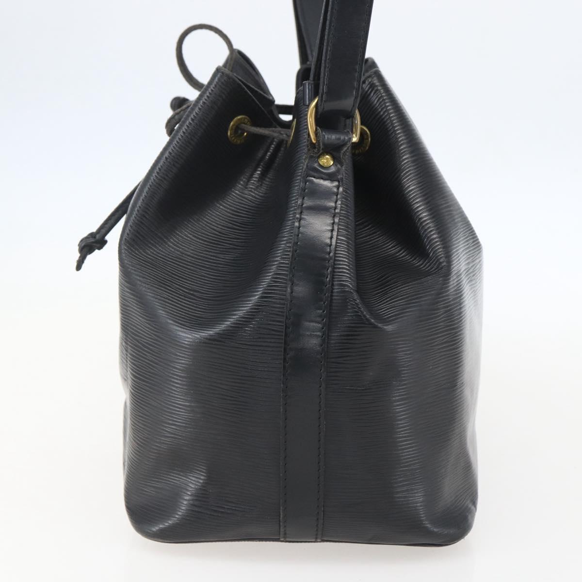 LOUIS VUITTON Epi Petit Noe Shoulder Bag Black M44102 LV Auth 152009