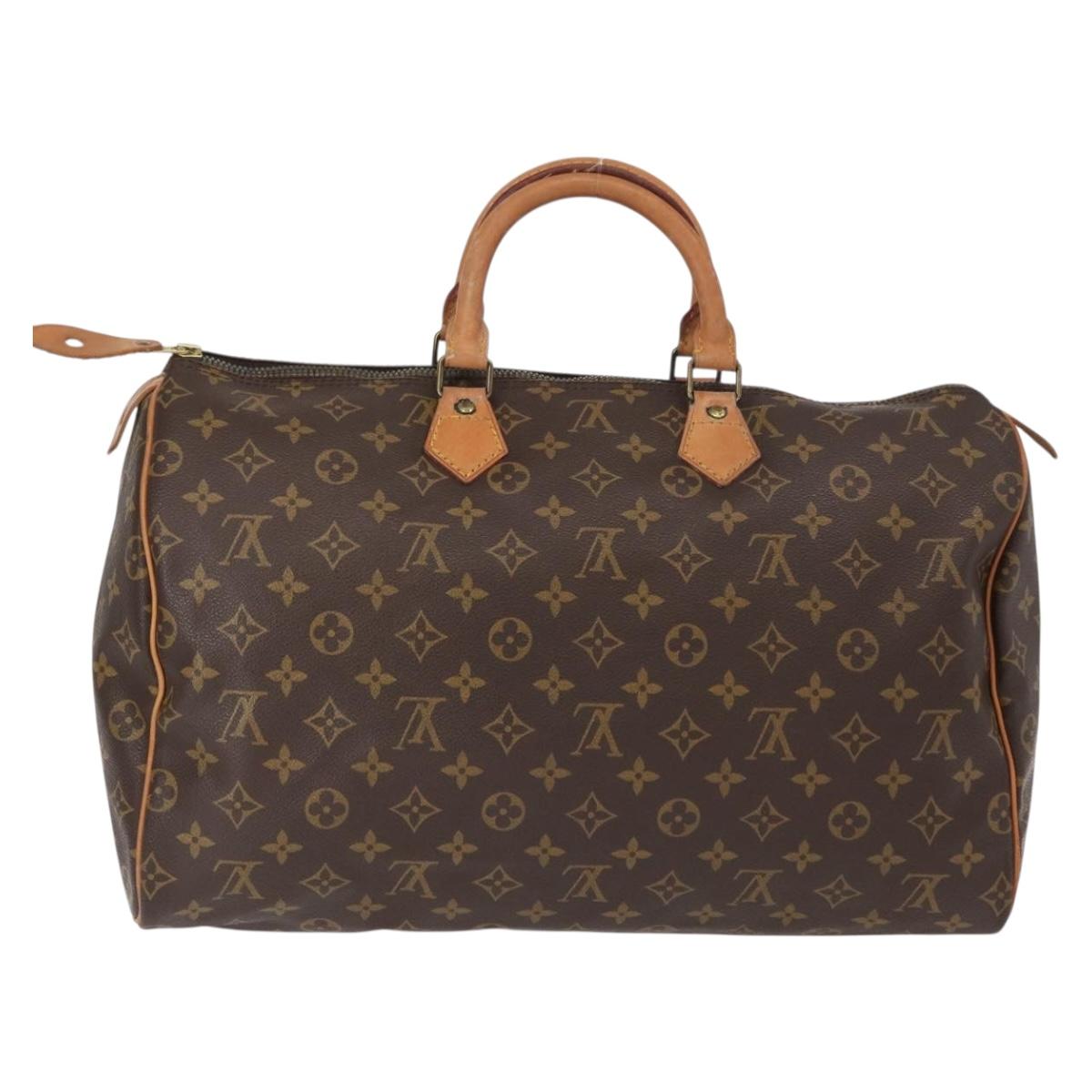 LOUIS VUITTON Monogram Speedy 40 Hand Bag M41522 LV Auth 152013