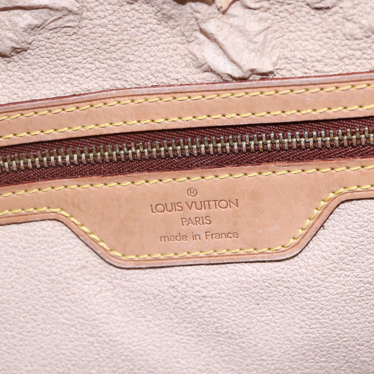 LOUIS VUITTON Monogram Bucket GM Shoulder Bag M42236 LV Auth 152015