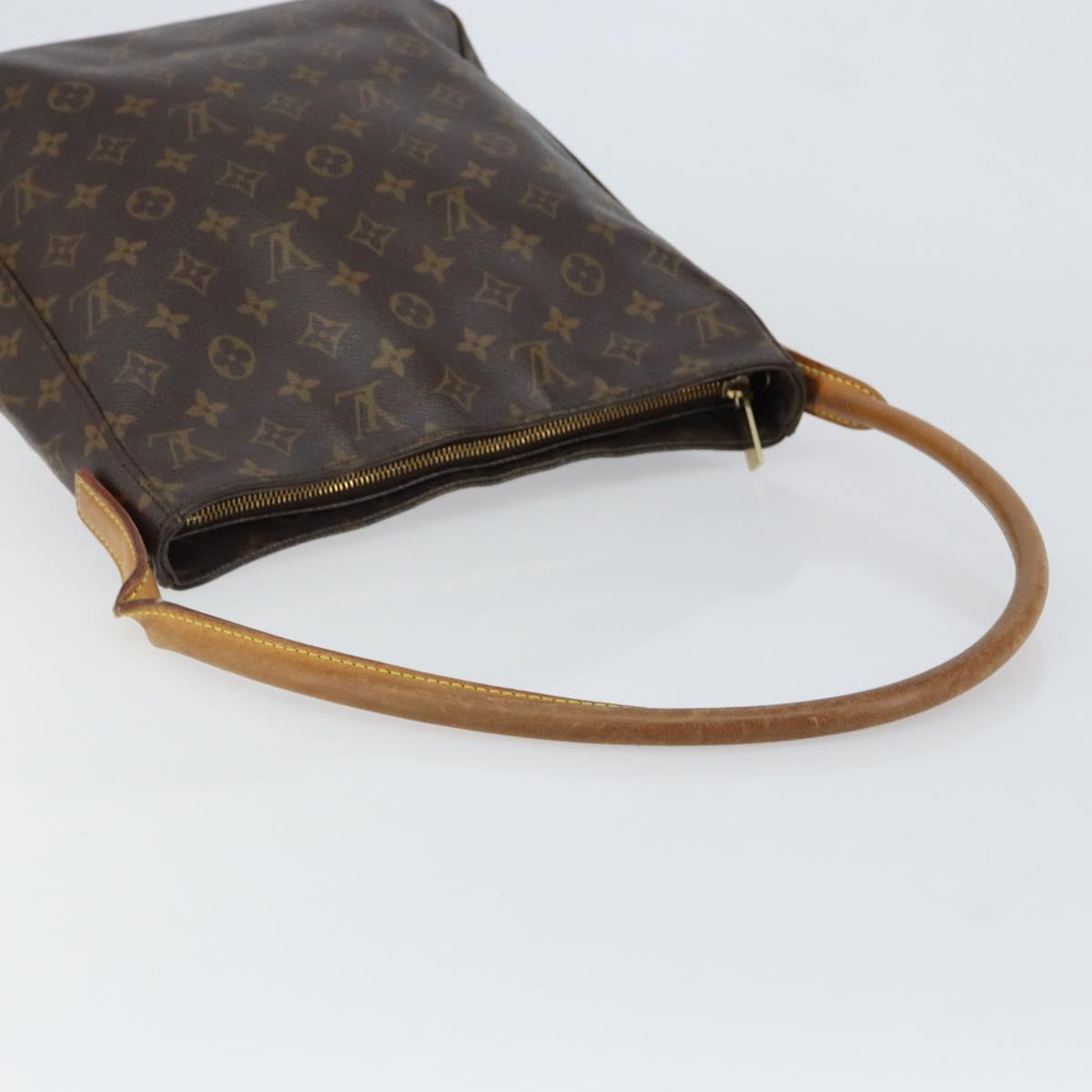 LOUIS VUITTON Monogram Looping GM Shoulder Bag M51145 LV Auth 152016