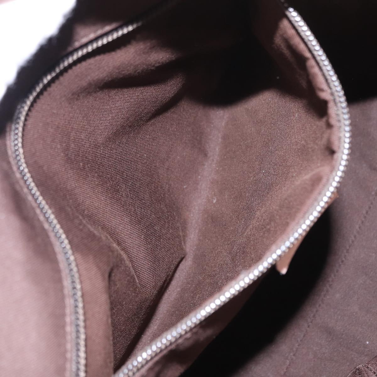 GUCCI GG Canvas Sherry Line Tote Bag Beige Pink 131230 Auth 152017