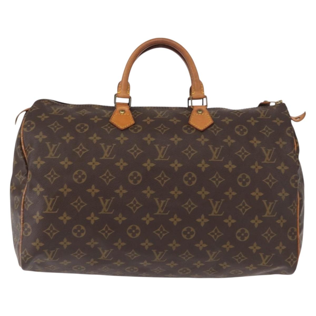 LOUIS VUITTON Monogram Speedy 40 Hand Bag M41522 LV Auth 152025