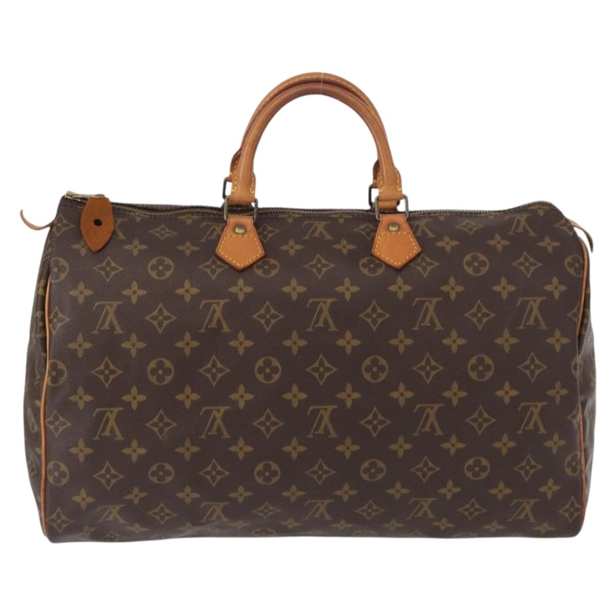 LOUIS VUITTON Monogram Speedy 40 Hand Bag M41522 LV Auth 152025