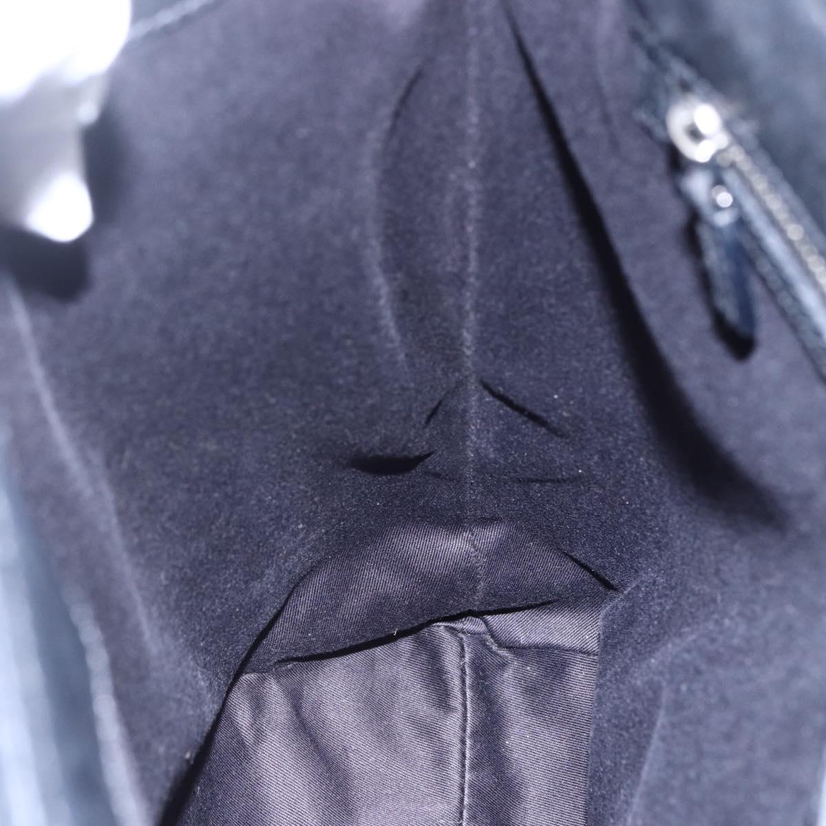 GUCCI GG Canvas Tote Bag Black Silver 106248 Auth 152026