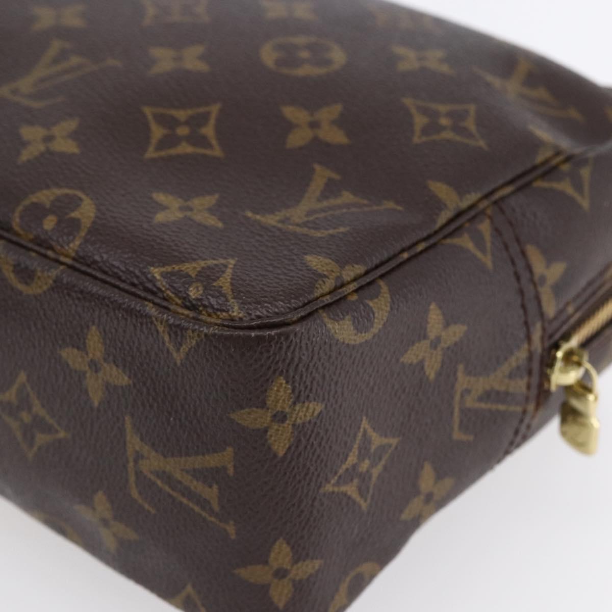 LOUIS VUITTON Monogram Trousse Toilette 28 Clutch Bag M47522 LV Auth 152029
