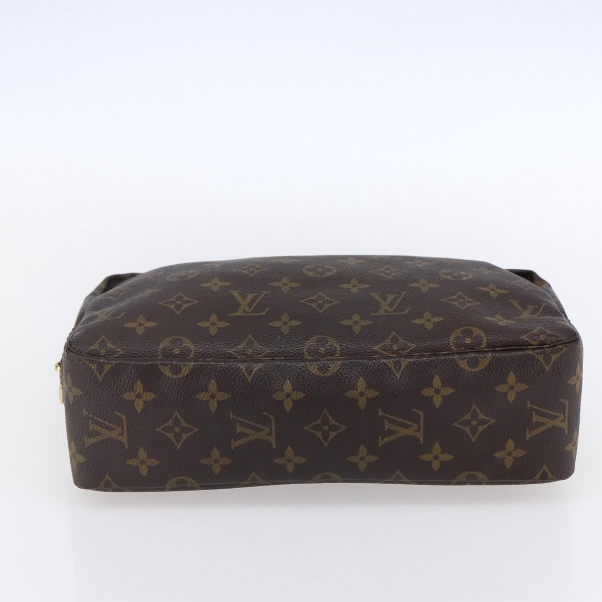 LOUIS VUITTON Monogram Trousse Toilette 28 Clutch Bag M47522 LV Auth 152029