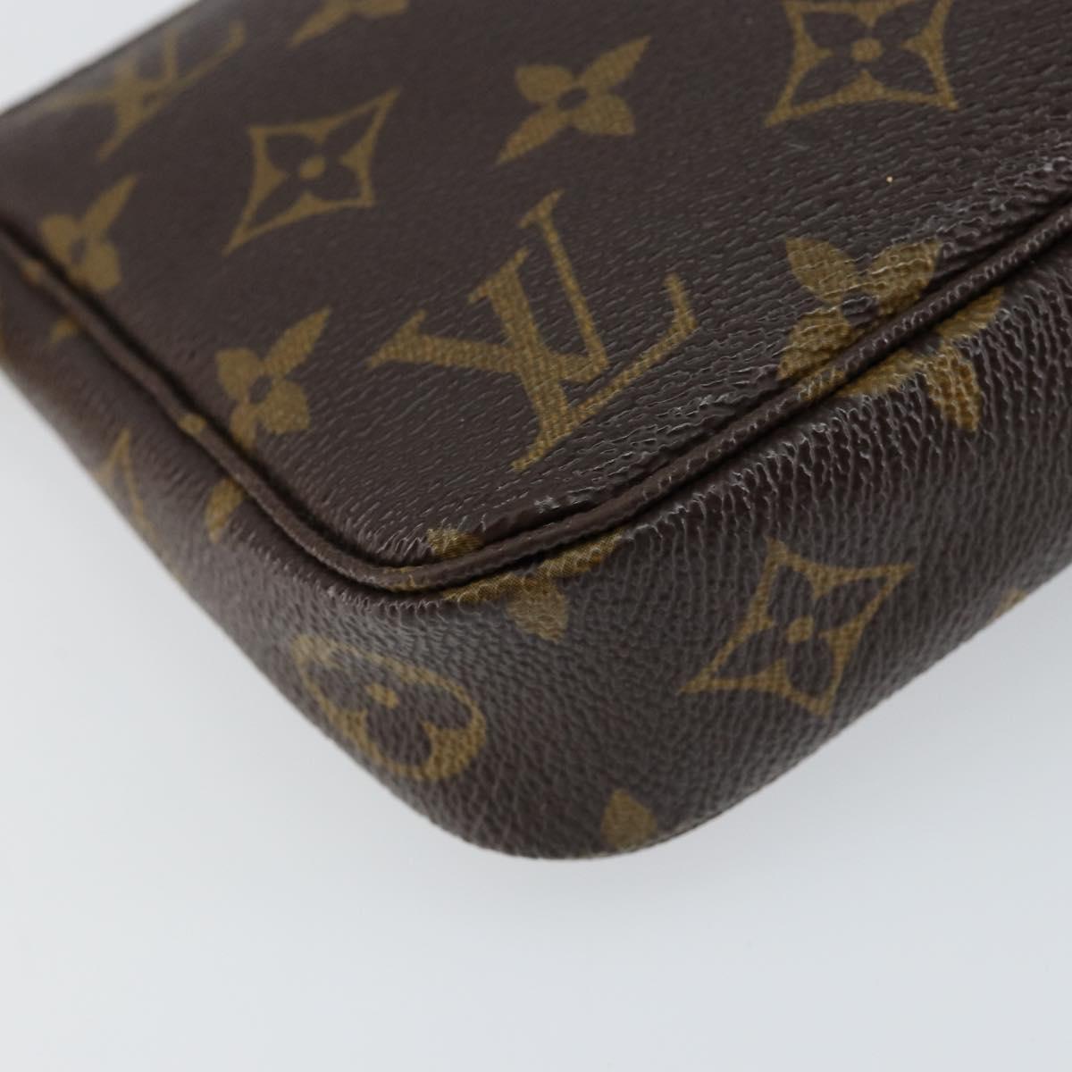 LOUIS VUITTON Monogram Pochette Accessoires Pouch M51980 LV Auth 152031