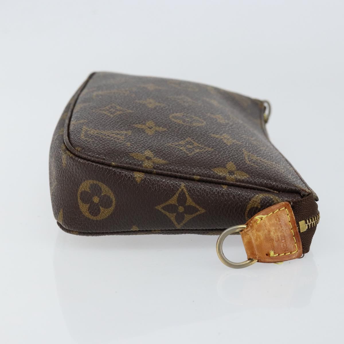 LOUIS VUITTON Monogram Pochette Accessoires Pouch M51980 LV Auth 152031