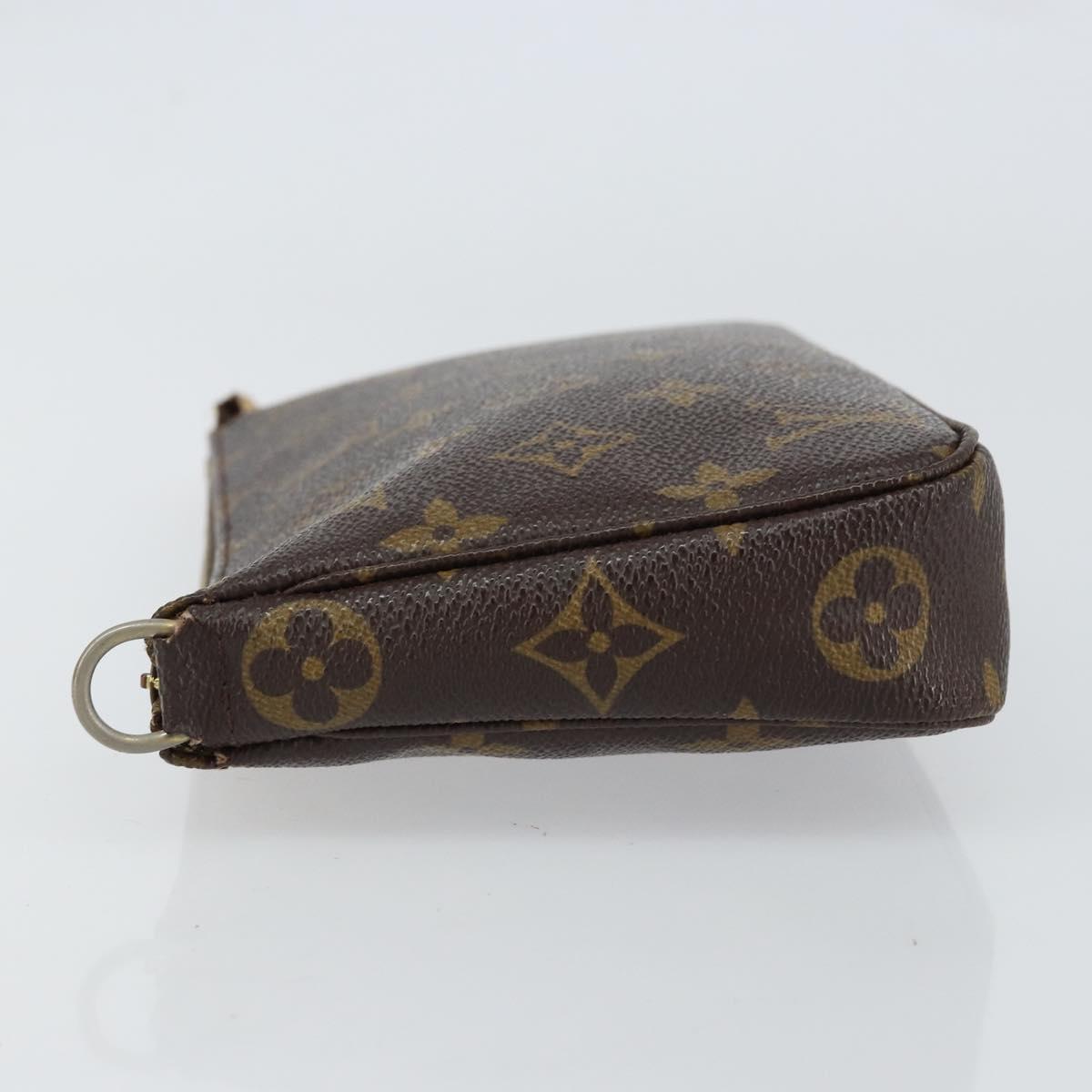 LOUIS VUITTON Monogram Pochette Accessoires Pouch M51980 LV Auth 152031