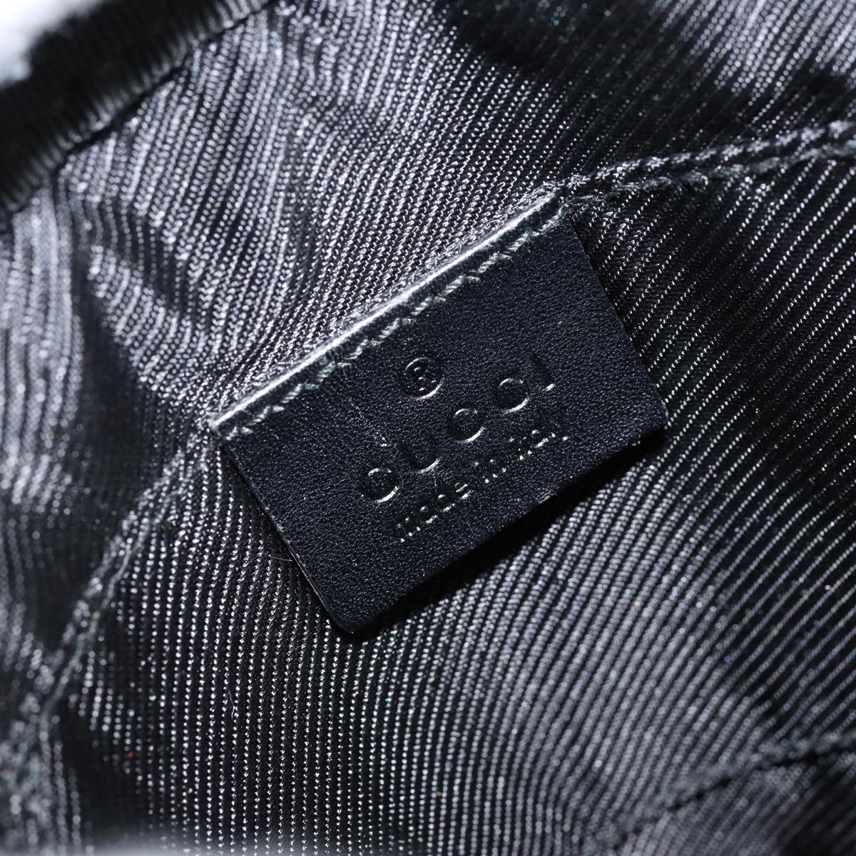 GUCCI GG Canvas Shoulder Bag Black Auth 152032