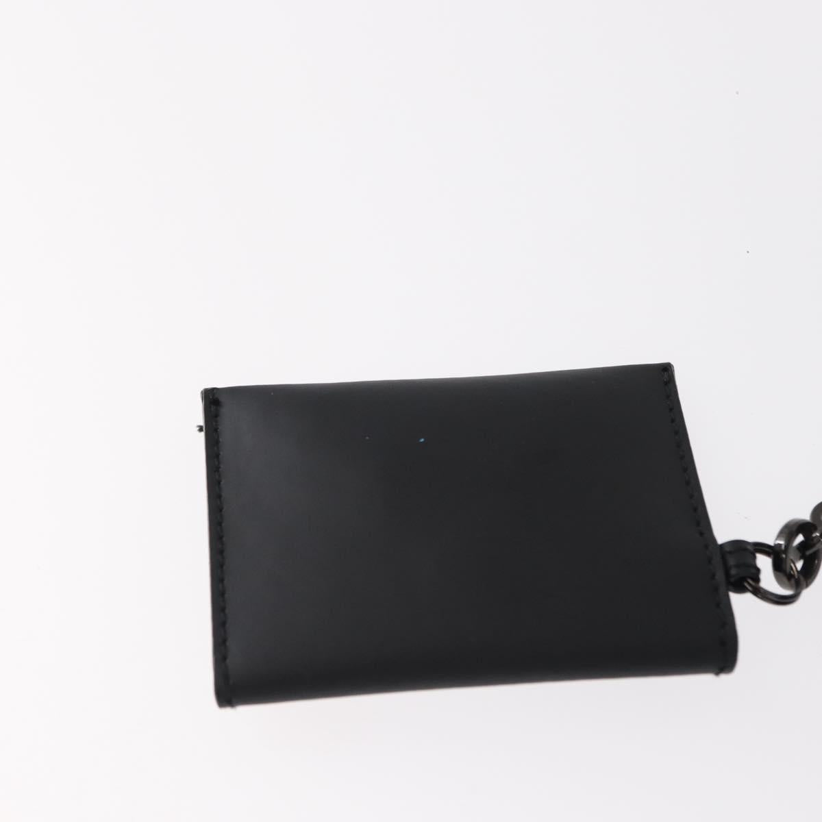 Salvatore Ferragamo Shoulder Bag Patent leather Black Silver Auth 152037